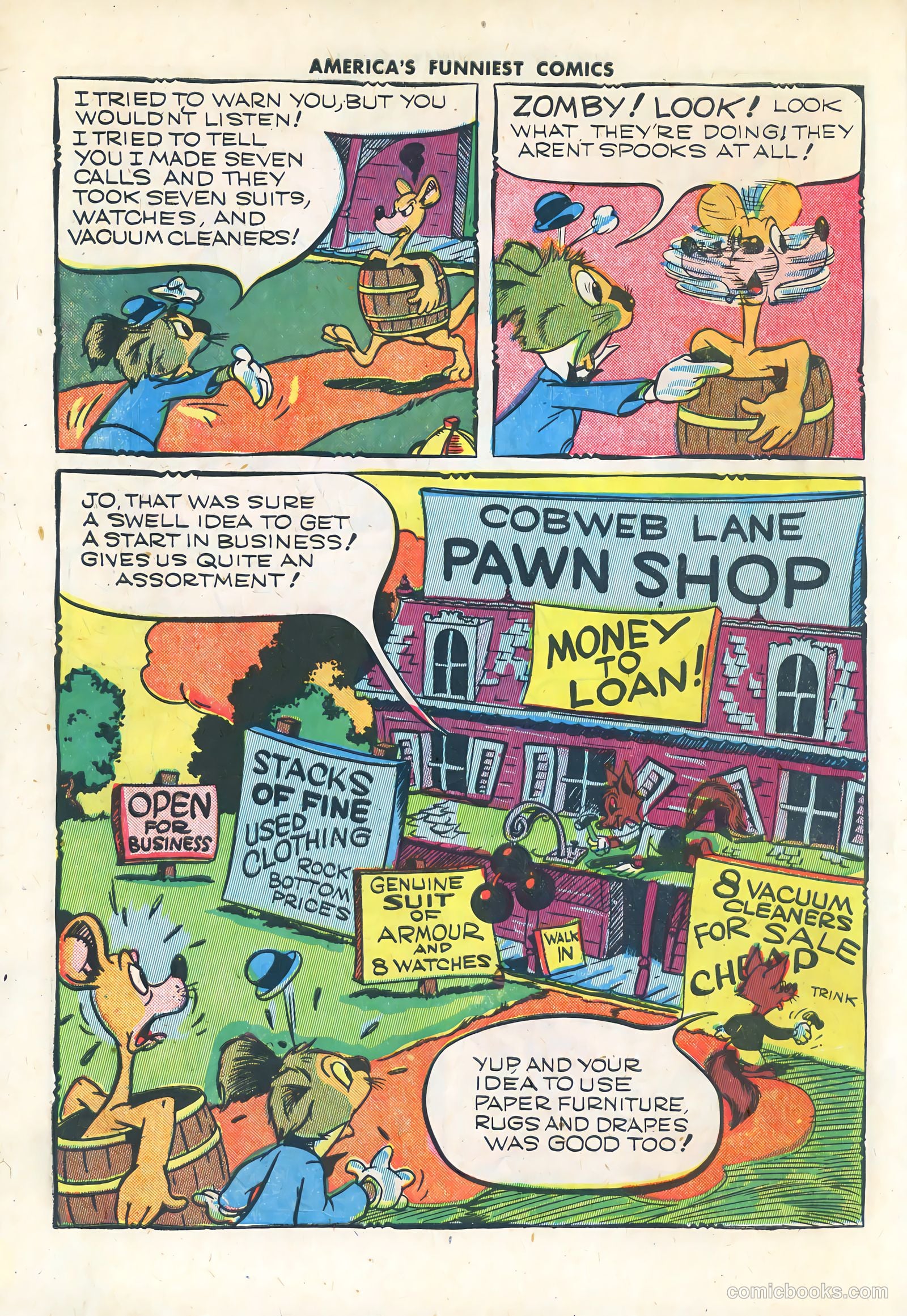 America's Funniest Comics #2 (1944) — page 10 of 84