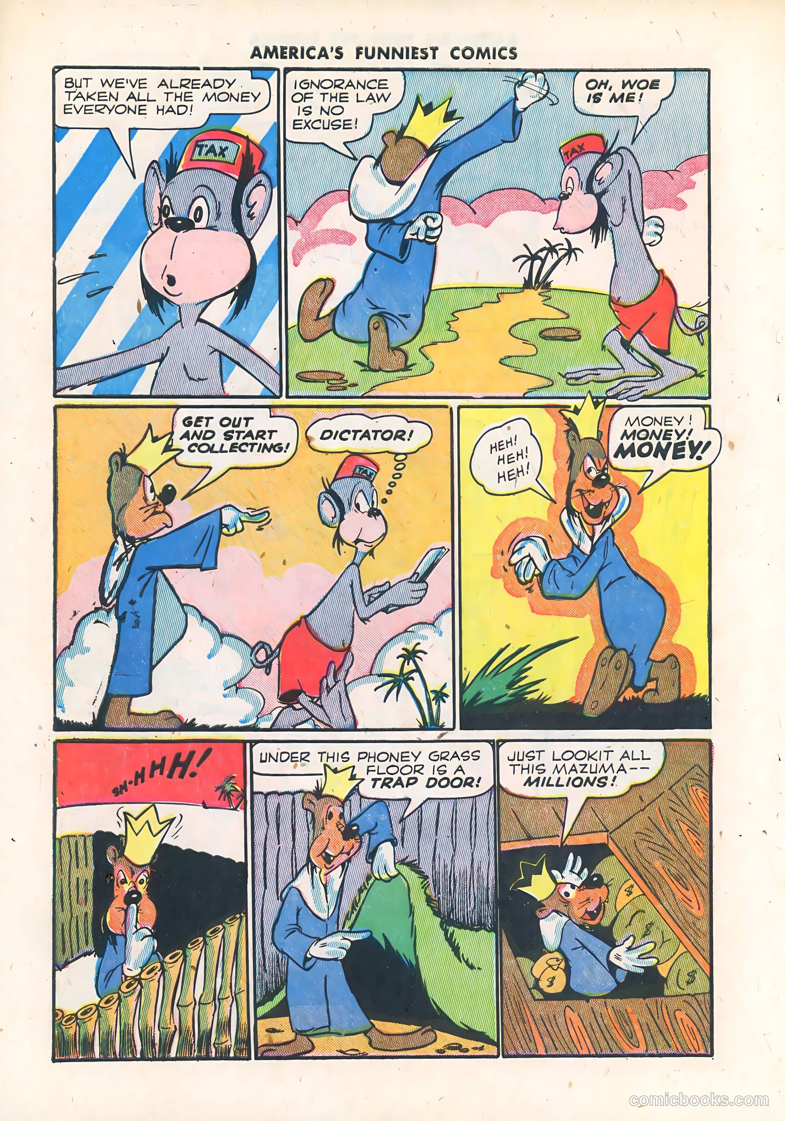 America's Funniest Comics #2 (1944) — page 70 of 84