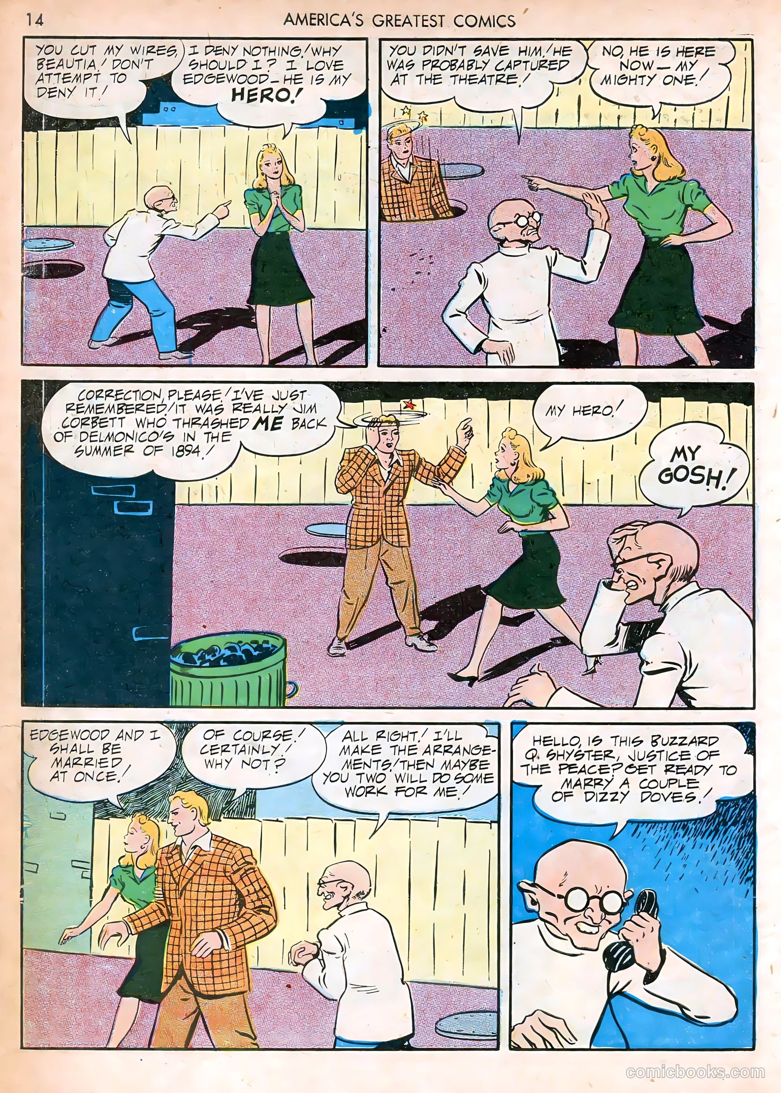 America's Greatest Comics #4 (1942) — page 14 of 100