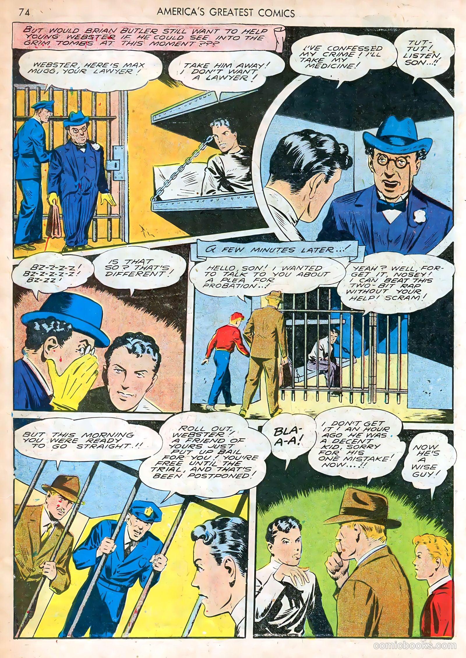 America's Greatest Comics #4 (1942) — page 74 of 100