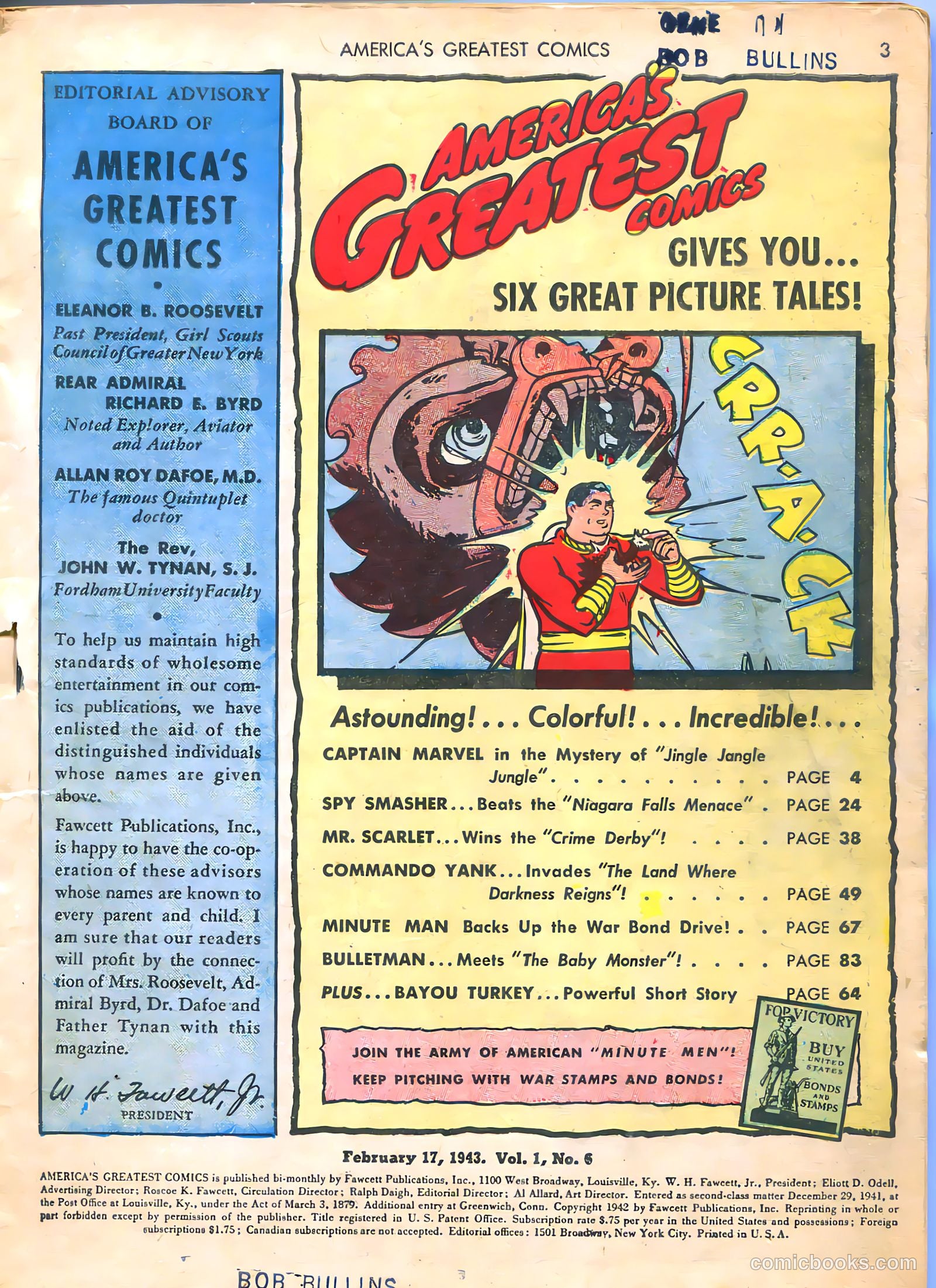 America's Greatest Comics #6 (1943) — page 3 of 100