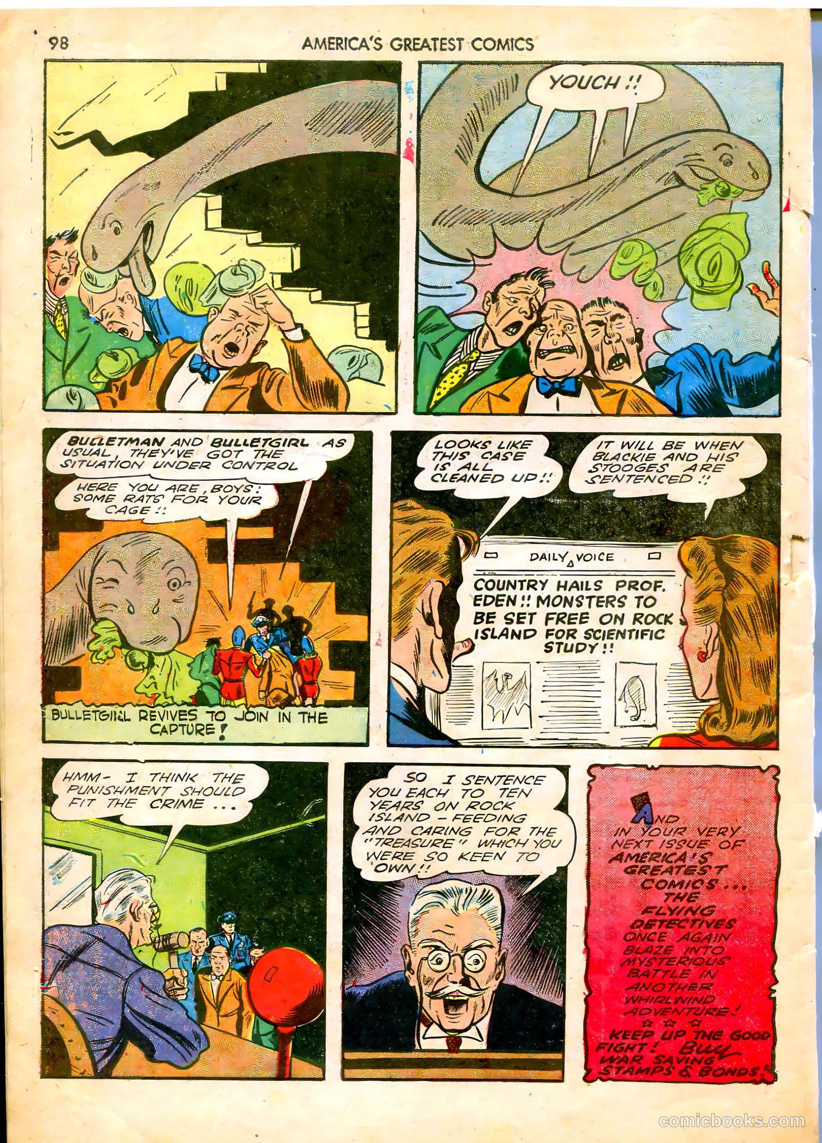 America's Greatest Comics #6 (1943) — page 98 of 100
