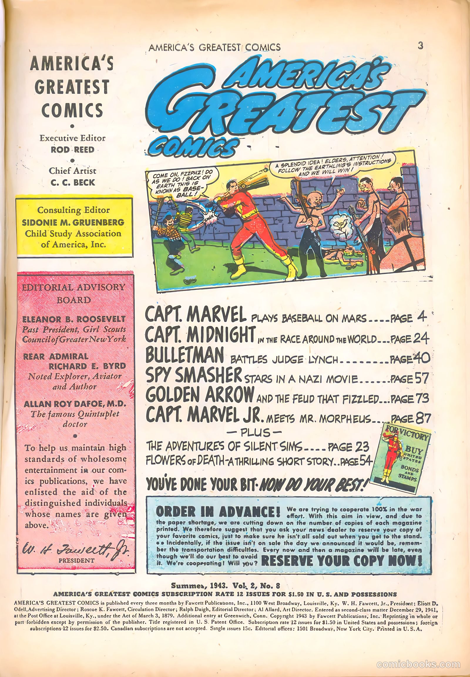 America's Greatest Comics #8 (1943) — page 3 of 100