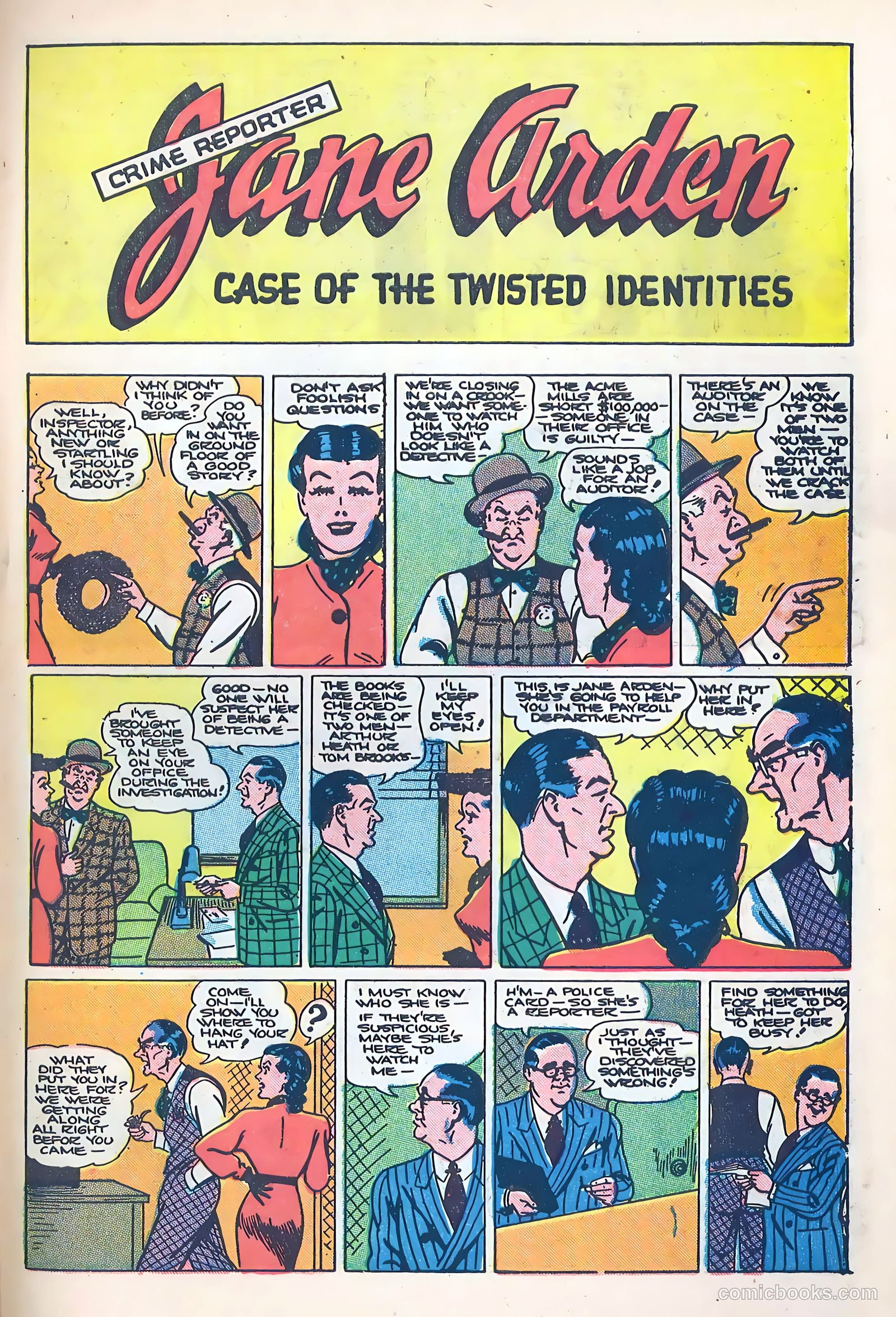 Jane Arden #1 (1948) — page 31 of 36