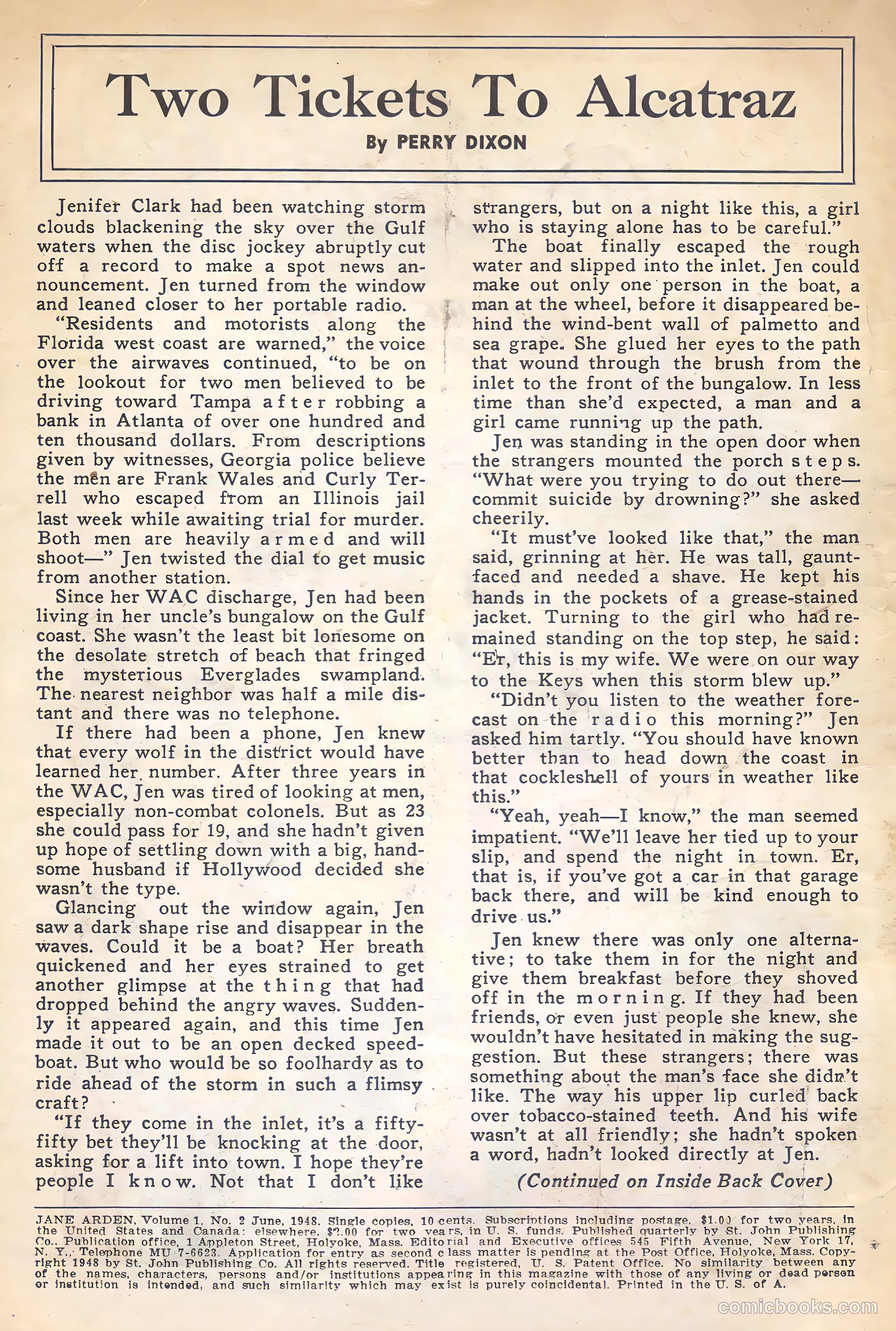 Jane Arden #2 (1948) — page 2 of 36