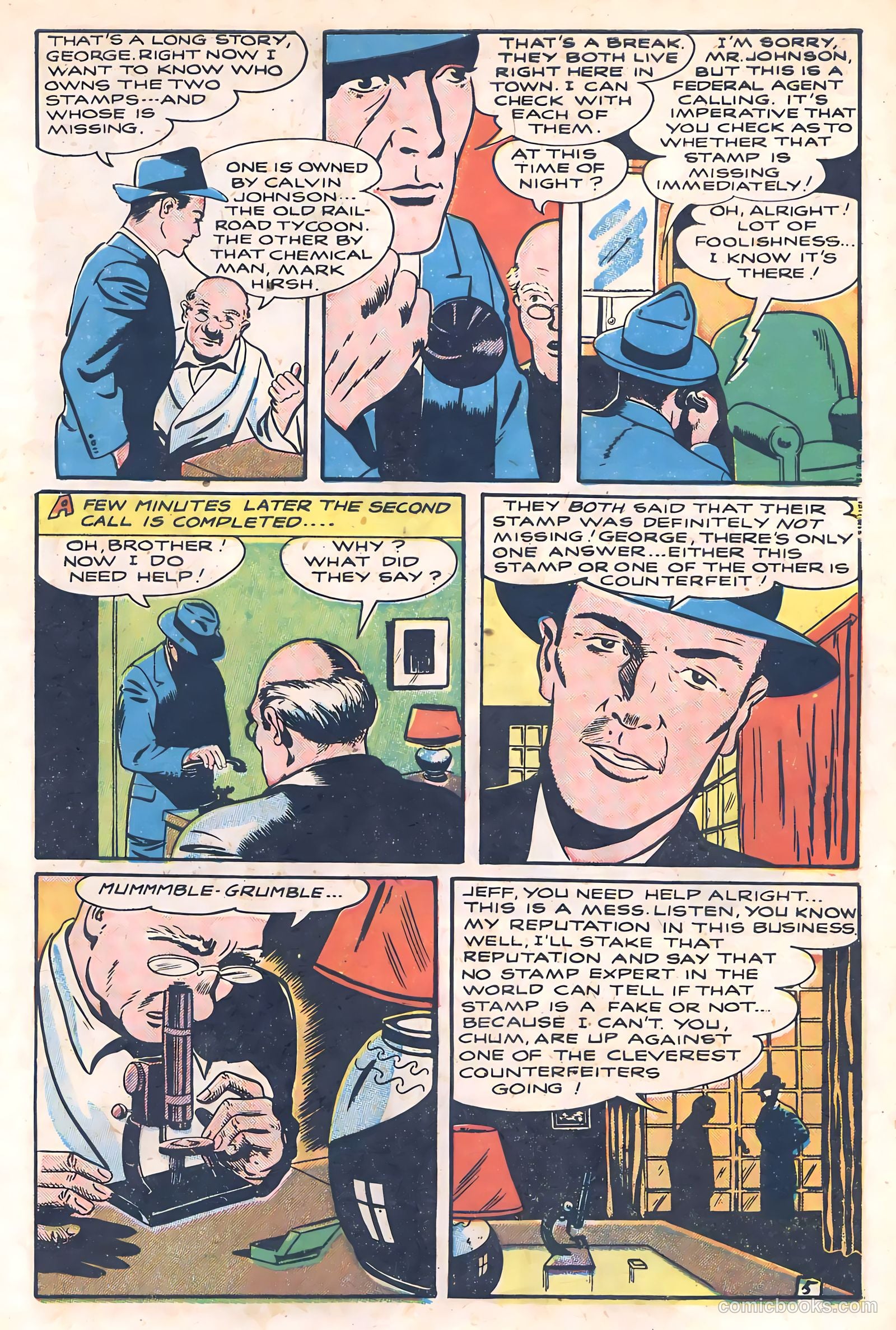 Jeff Jordan, U.S. Agent #1 (1947) — page 7 of 52