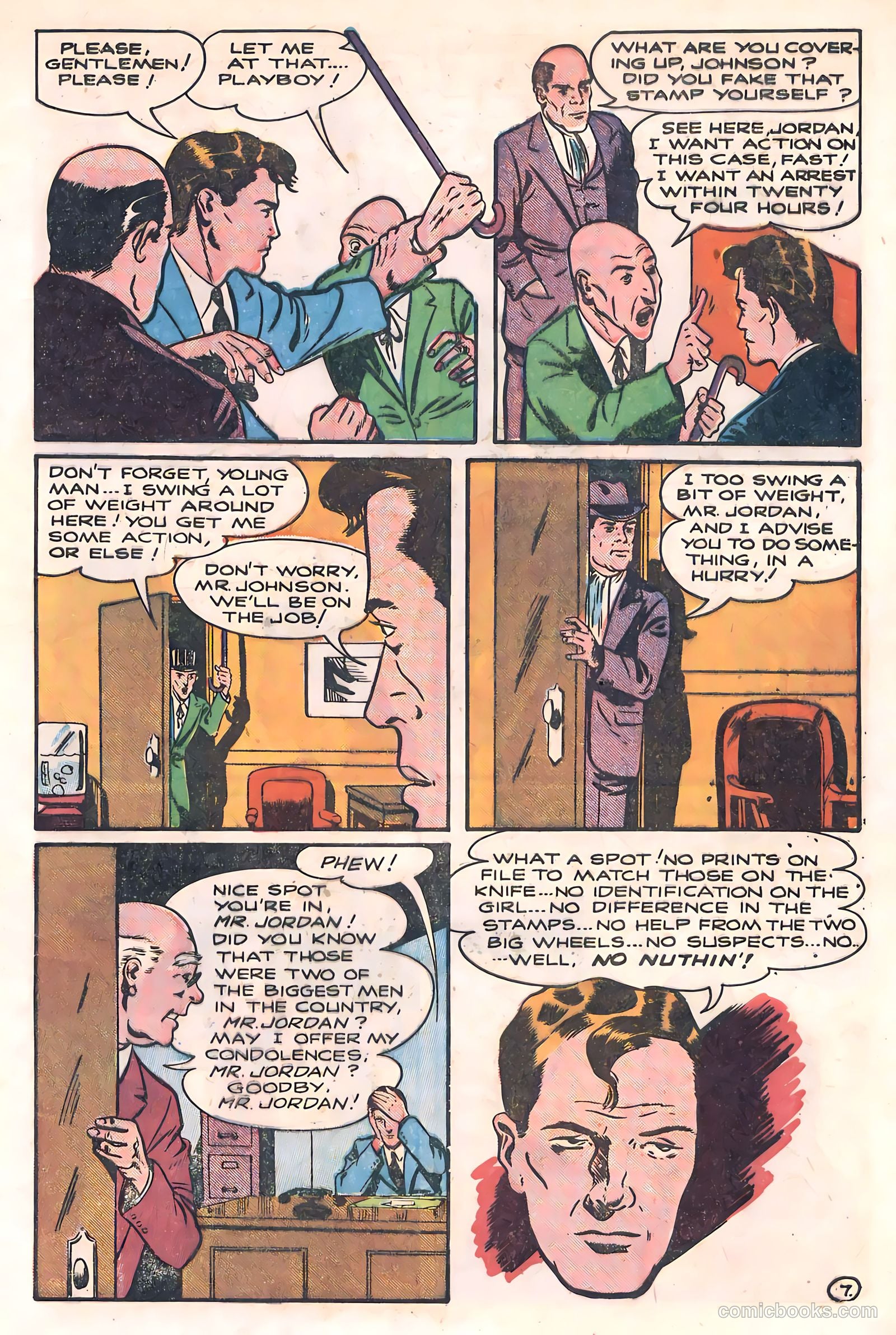 Jeff Jordan, U.S. Agent #1 (1947) — page 9 of 52