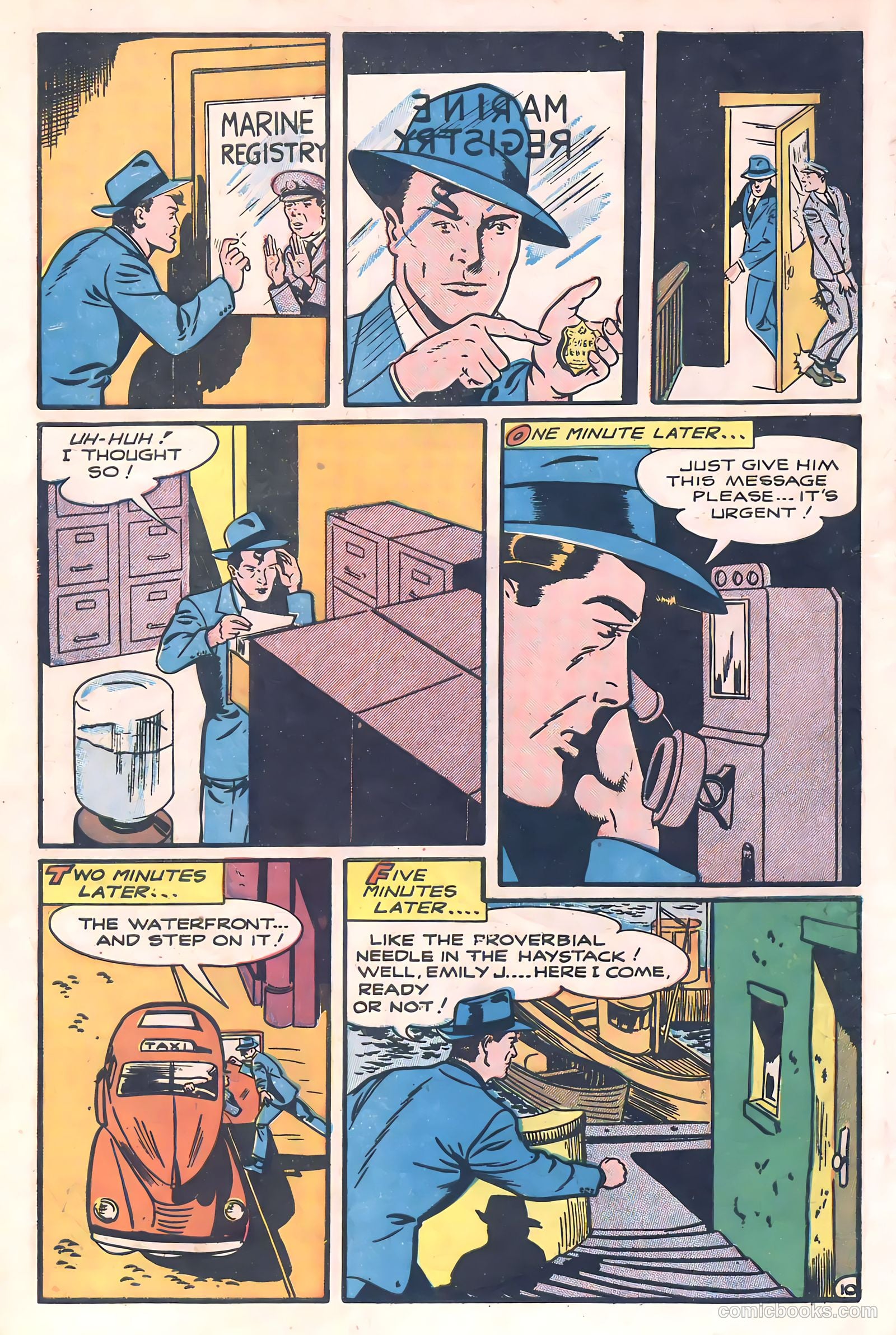 Jeff Jordan, U.S. Agent #1 (1947) — page 12 of 52