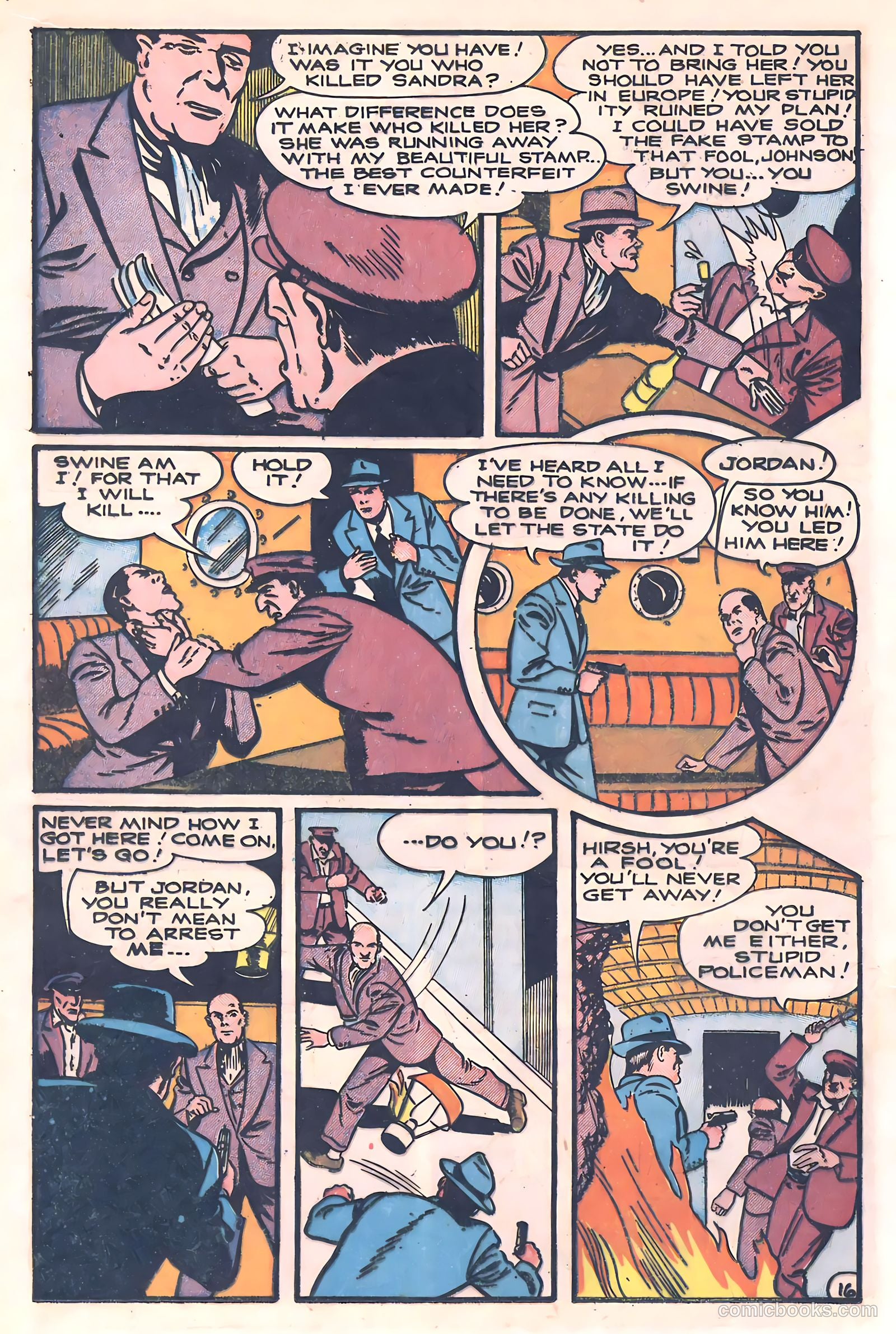 Jeff Jordan, U.S. Agent #1 (1947) — page 18 of 52