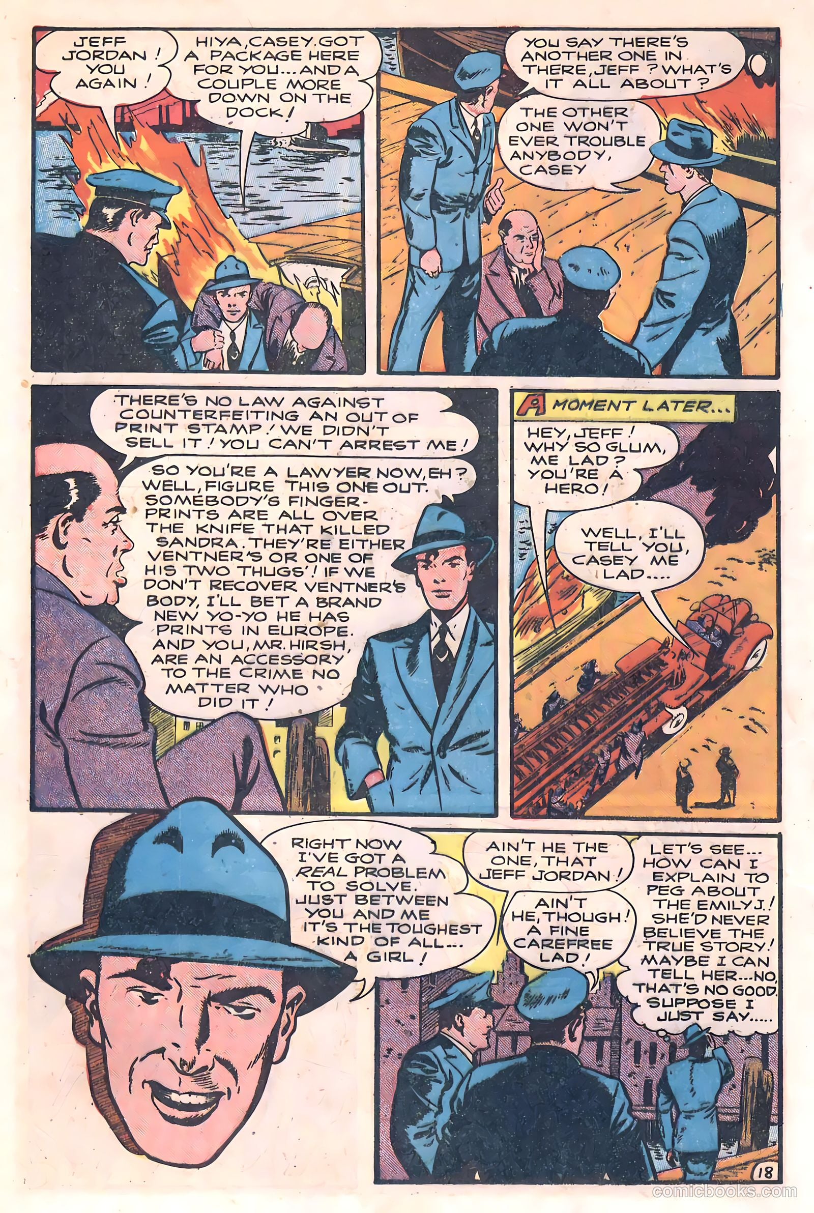 Jeff Jordan, U.S. Agent #1 (1947) — page 20 of 52