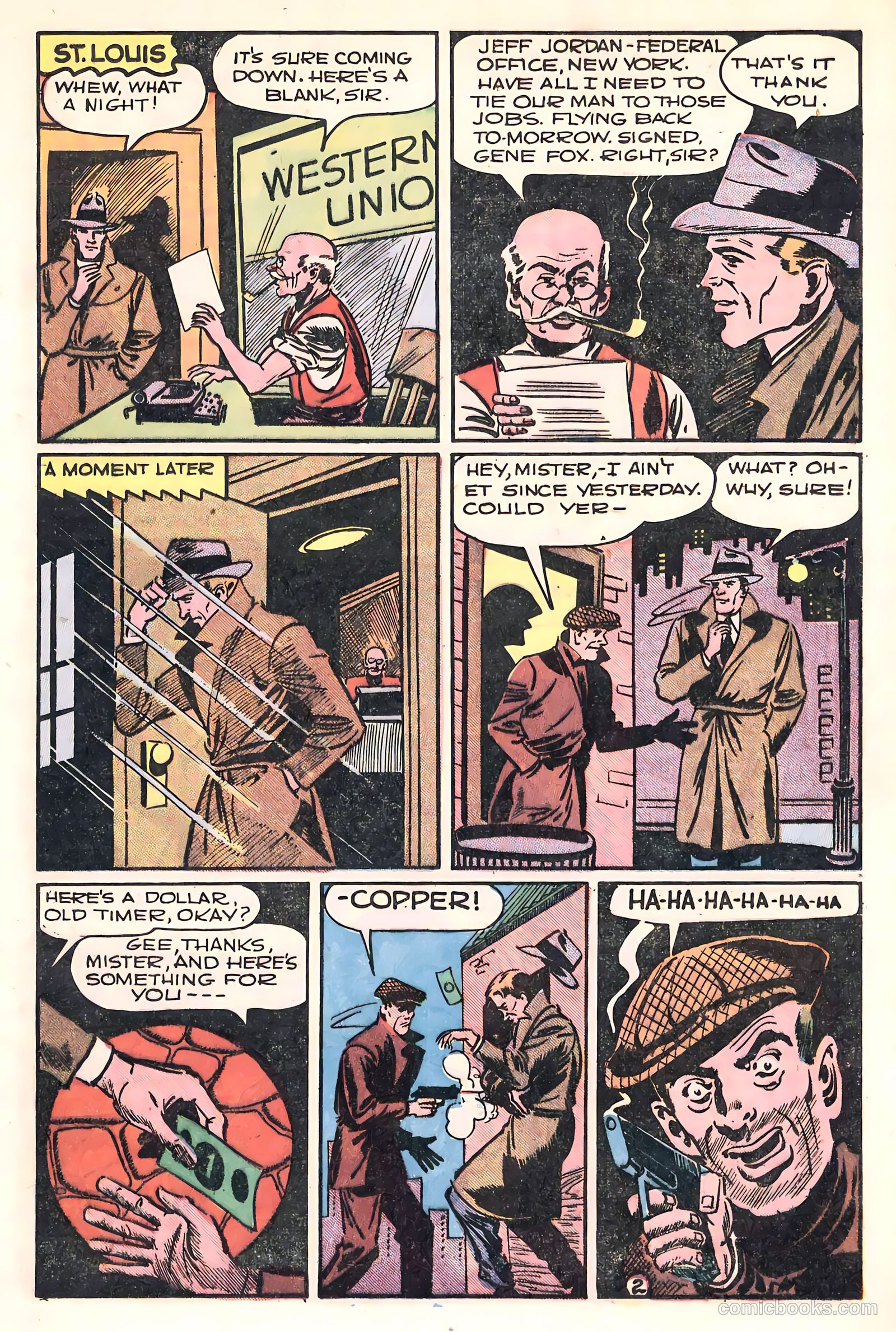 Jeff Jordan, U.S. Agent #1 (1947) — page 33 of 52