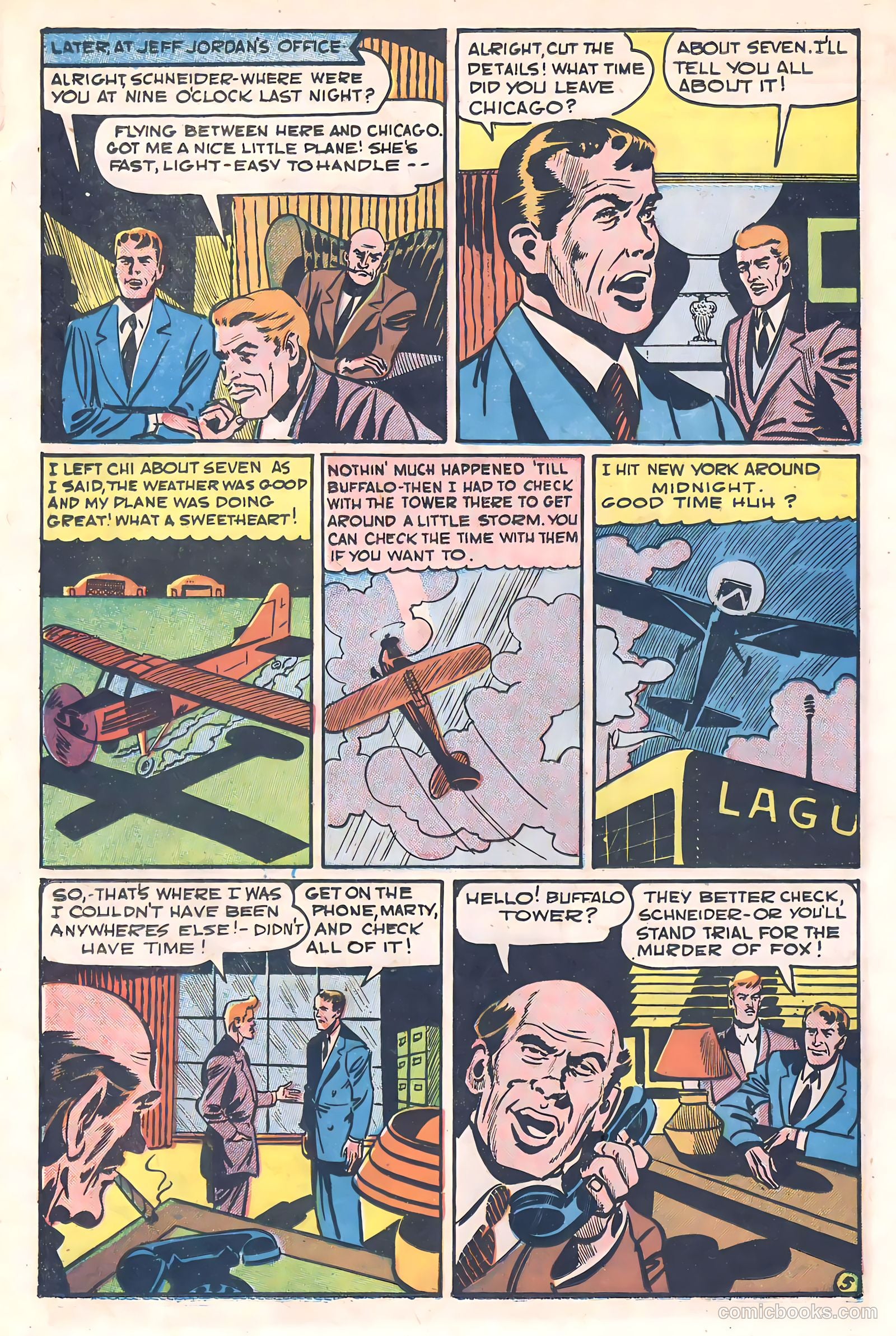 Jeff Jordan, U.S. Agent #1 (1947) — page 36 of 52