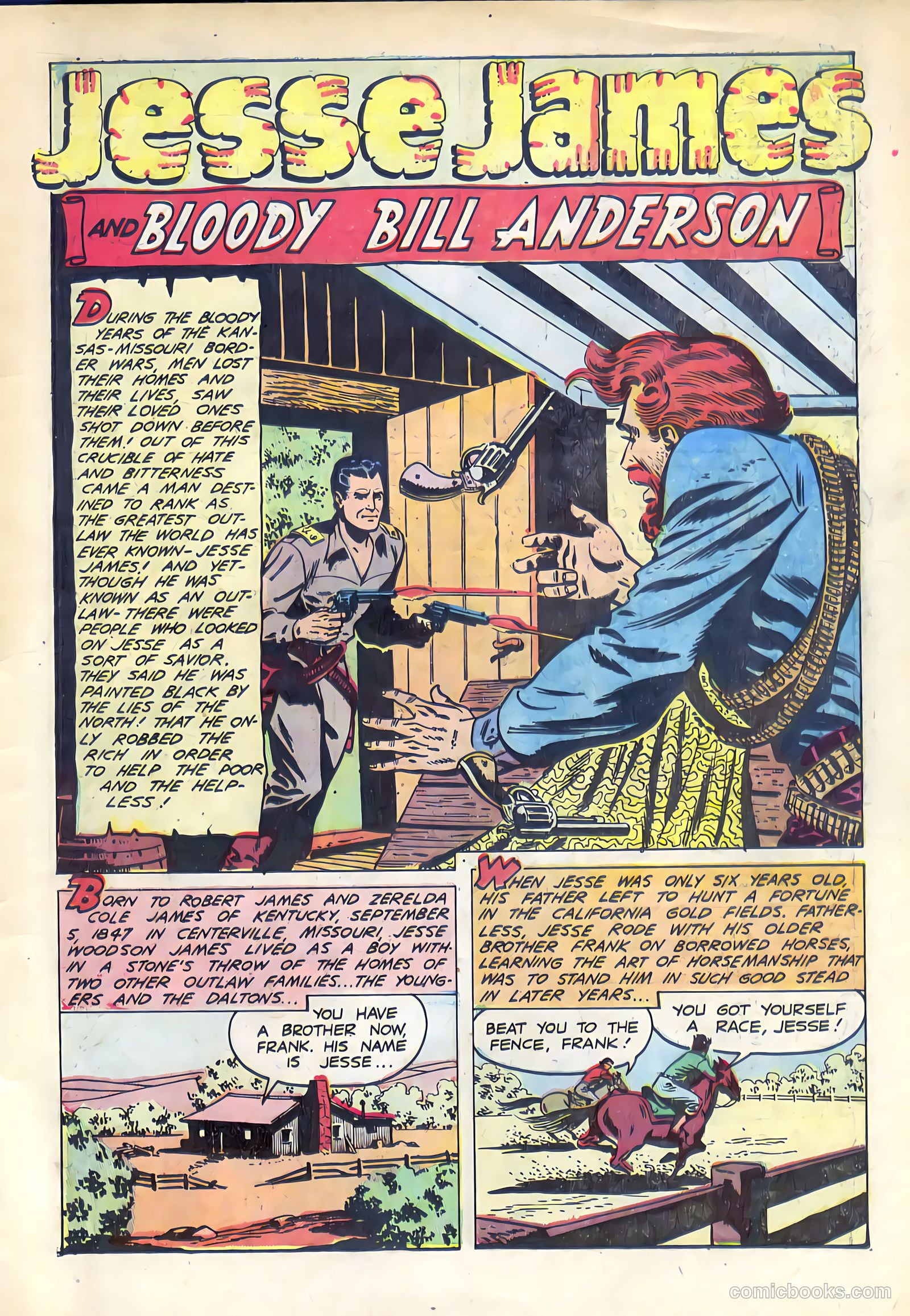 Jesse James #1 (1950) — page 3 of 36