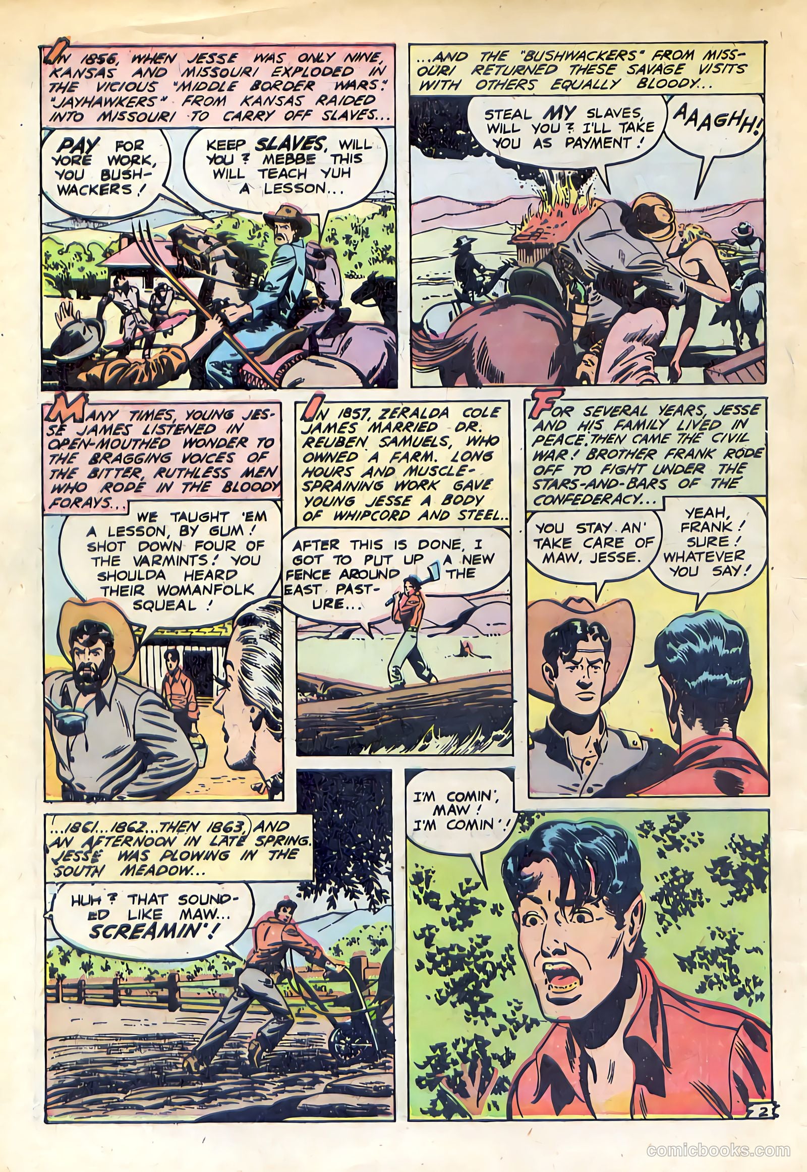 Jesse James #1 (1950) — page 4 of 36