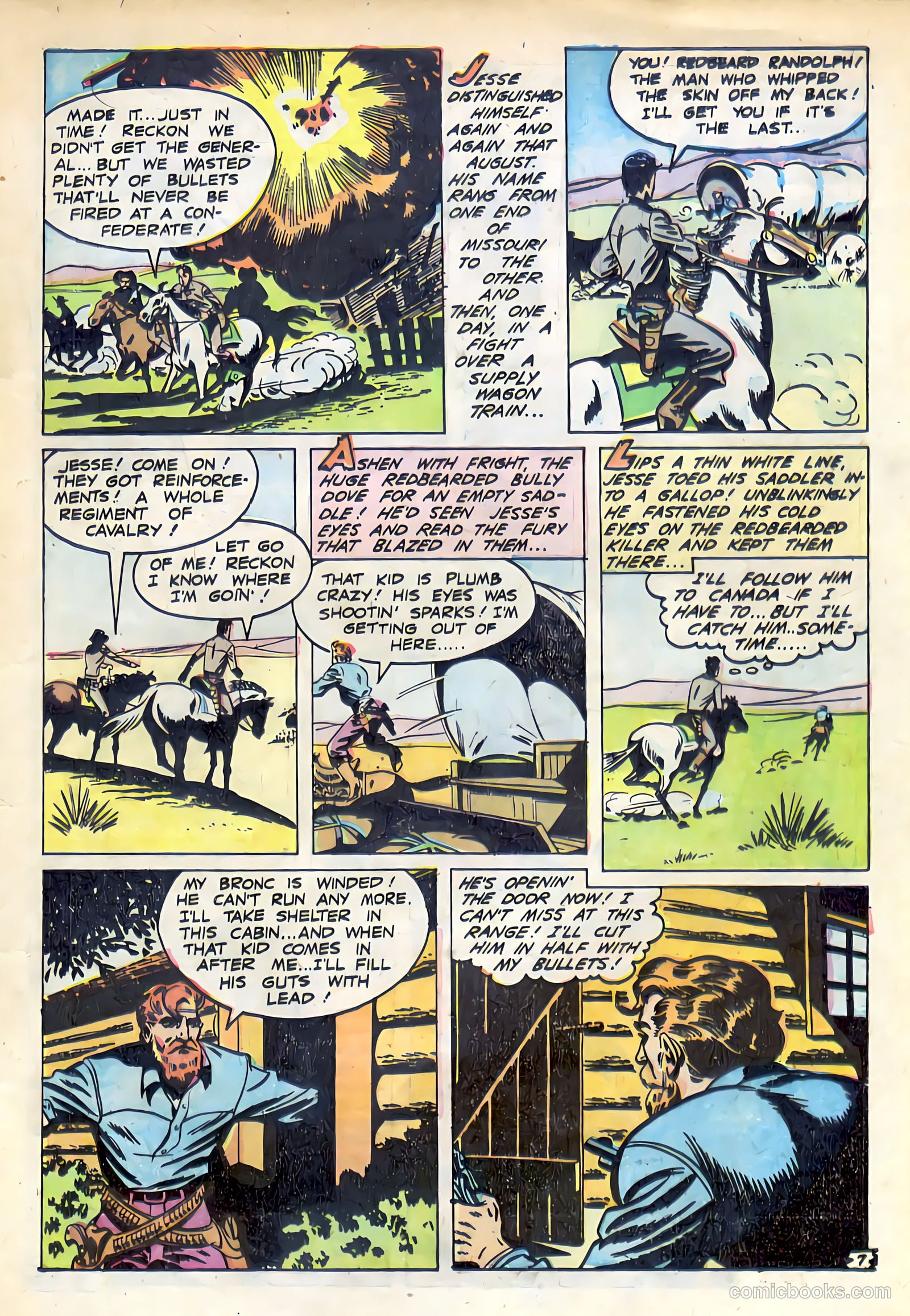 Jesse James #1 (1950) — page 9 of 36