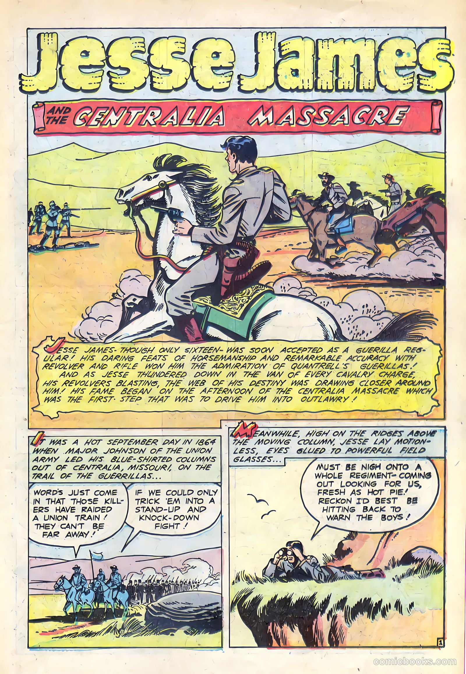 Jesse James #1 (1950) — page 11 of 36