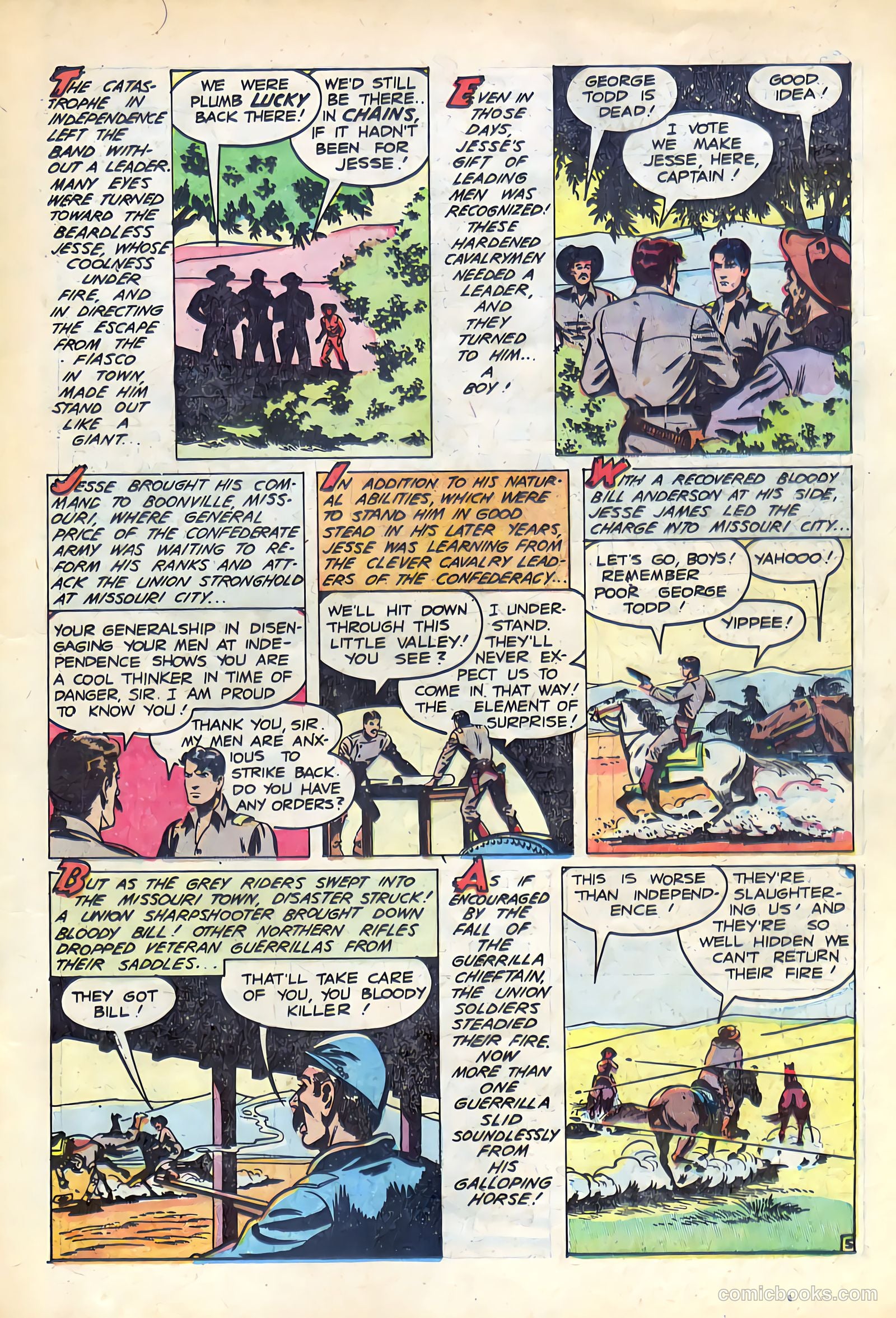 Jesse James #1 (1950) — page 15 of 36
