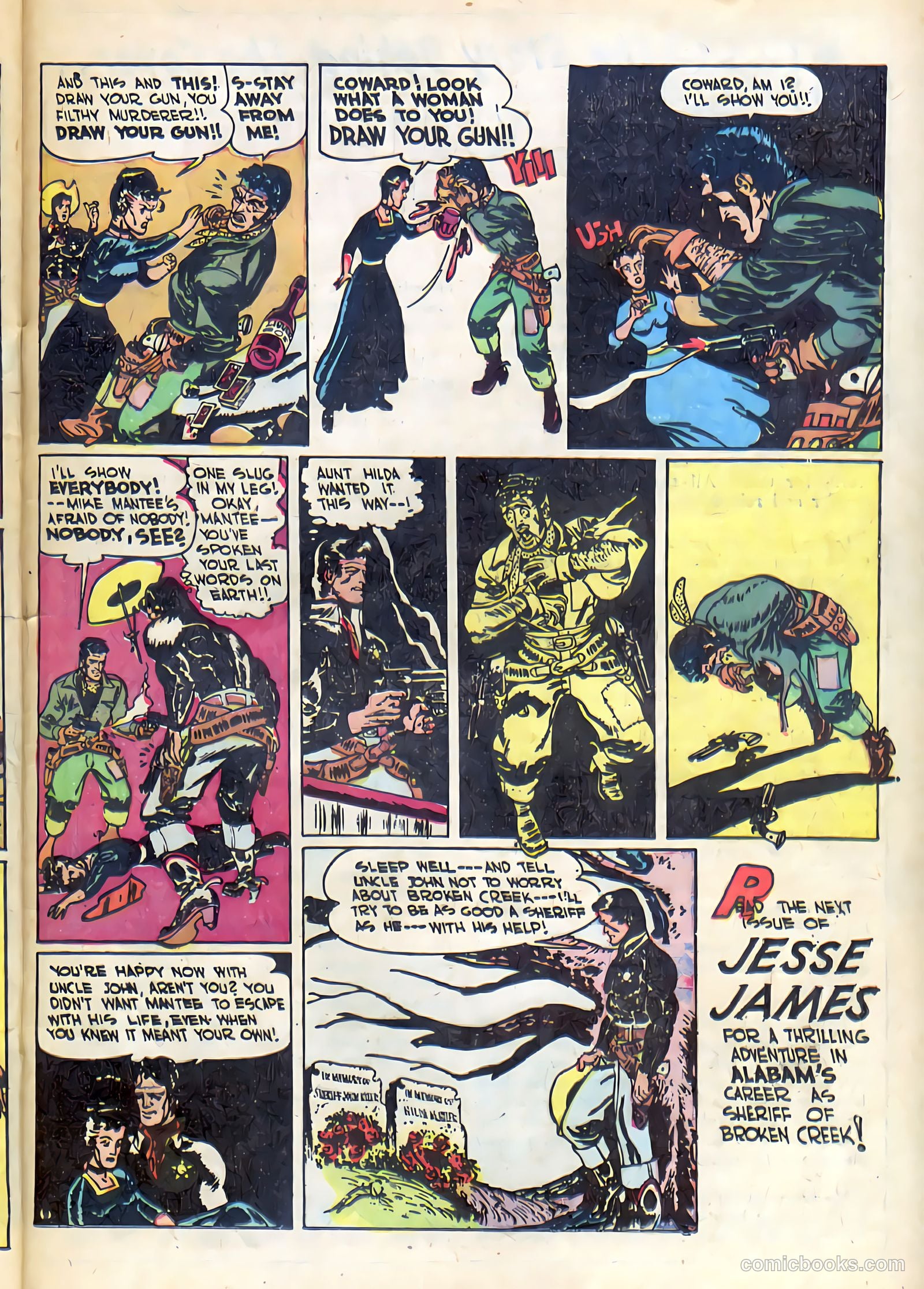 Jesse James #1 (1950) — page 25 of 36