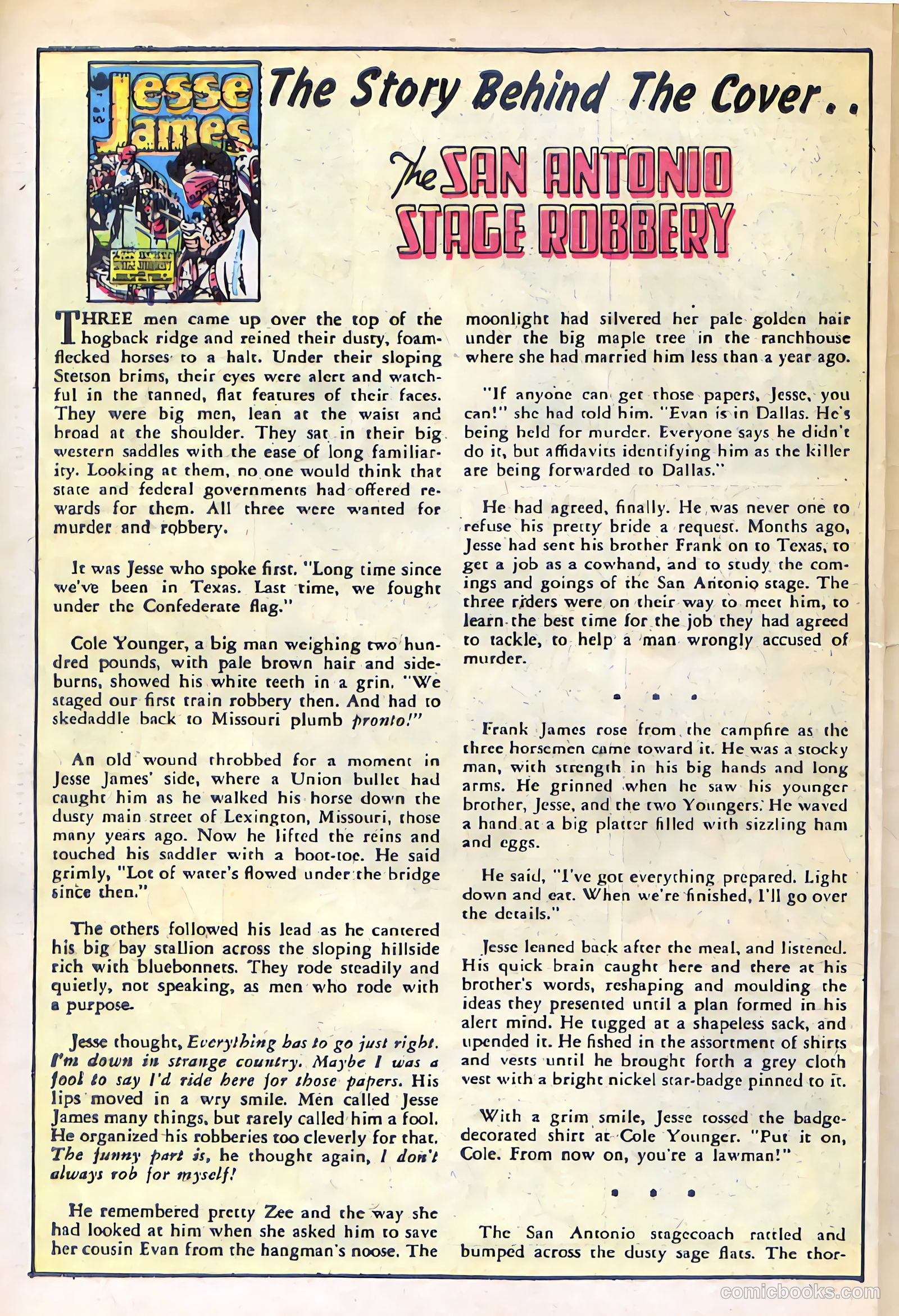 Jesse James #1 (1950) — page 26 of 36