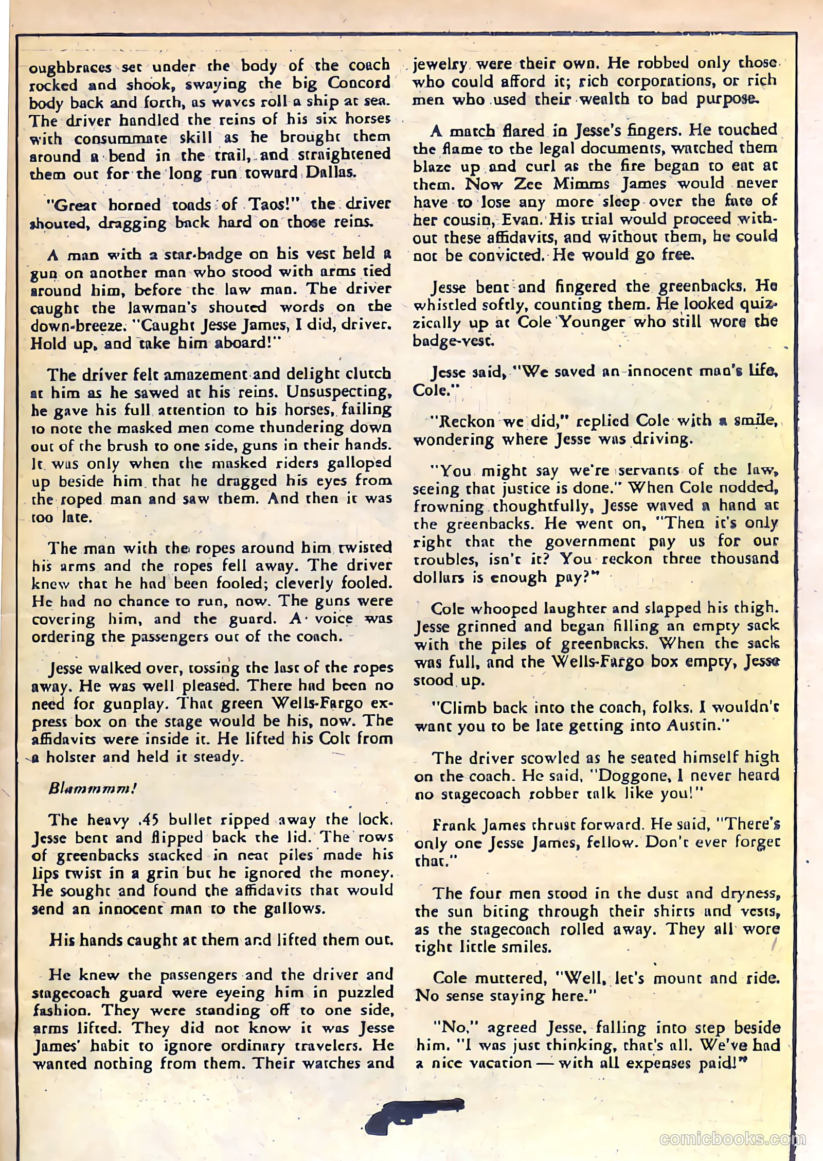 Jesse James #1 (1950) — page 27 of 36