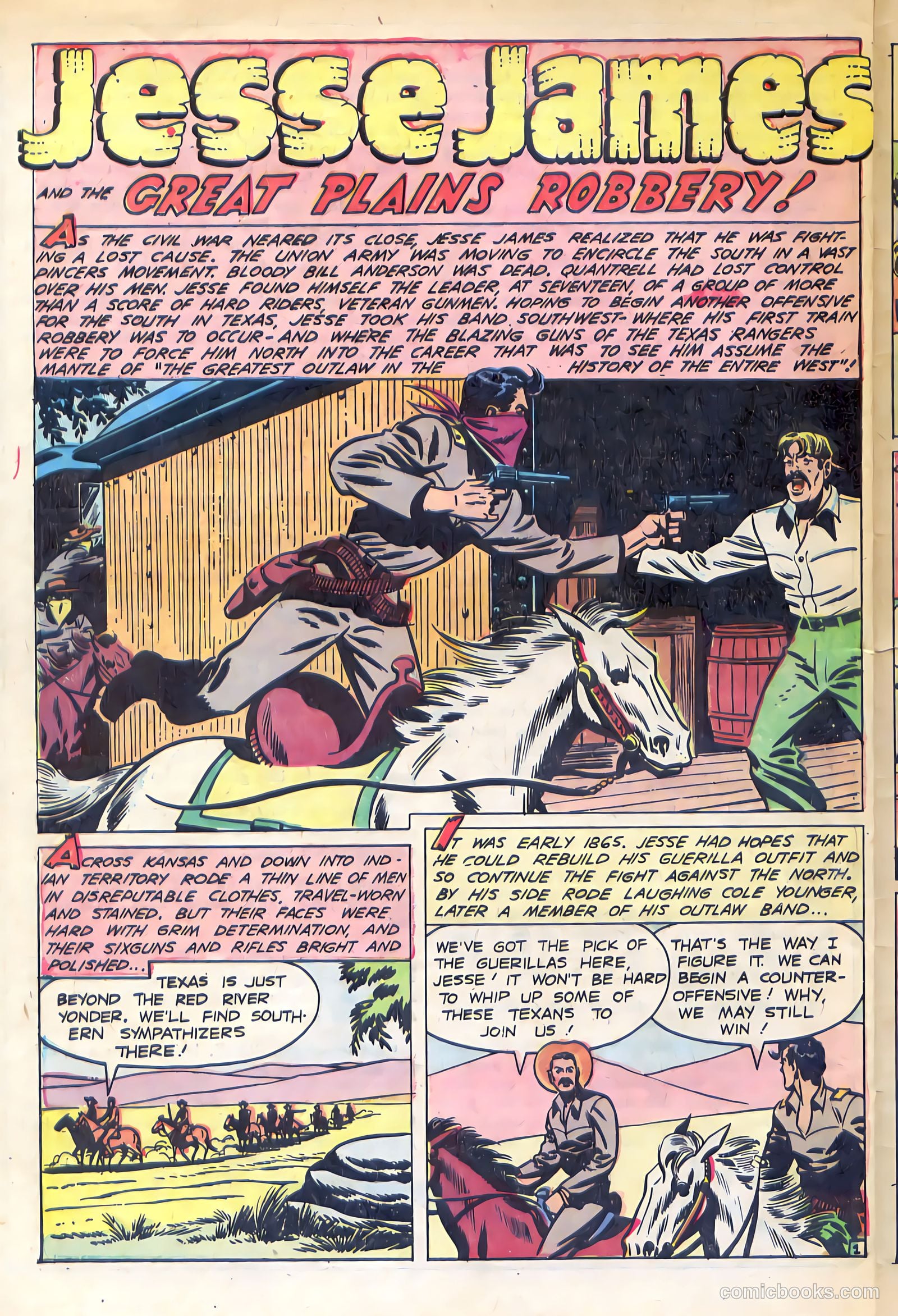 Jesse James #1 (1950) — page 28 of 36
