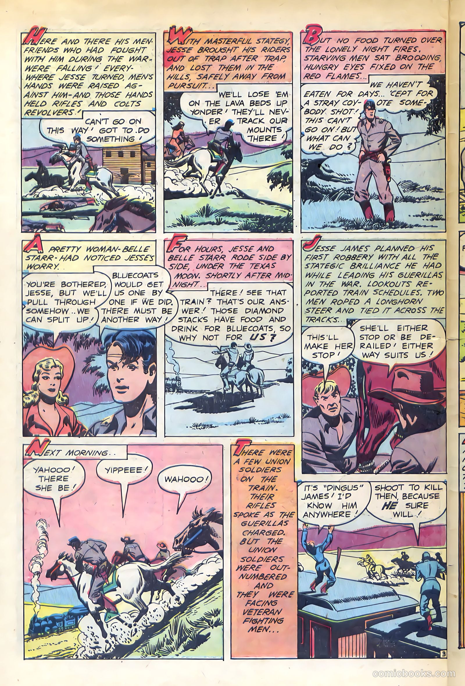 Jesse James #1 (1950) — page 30 of 36