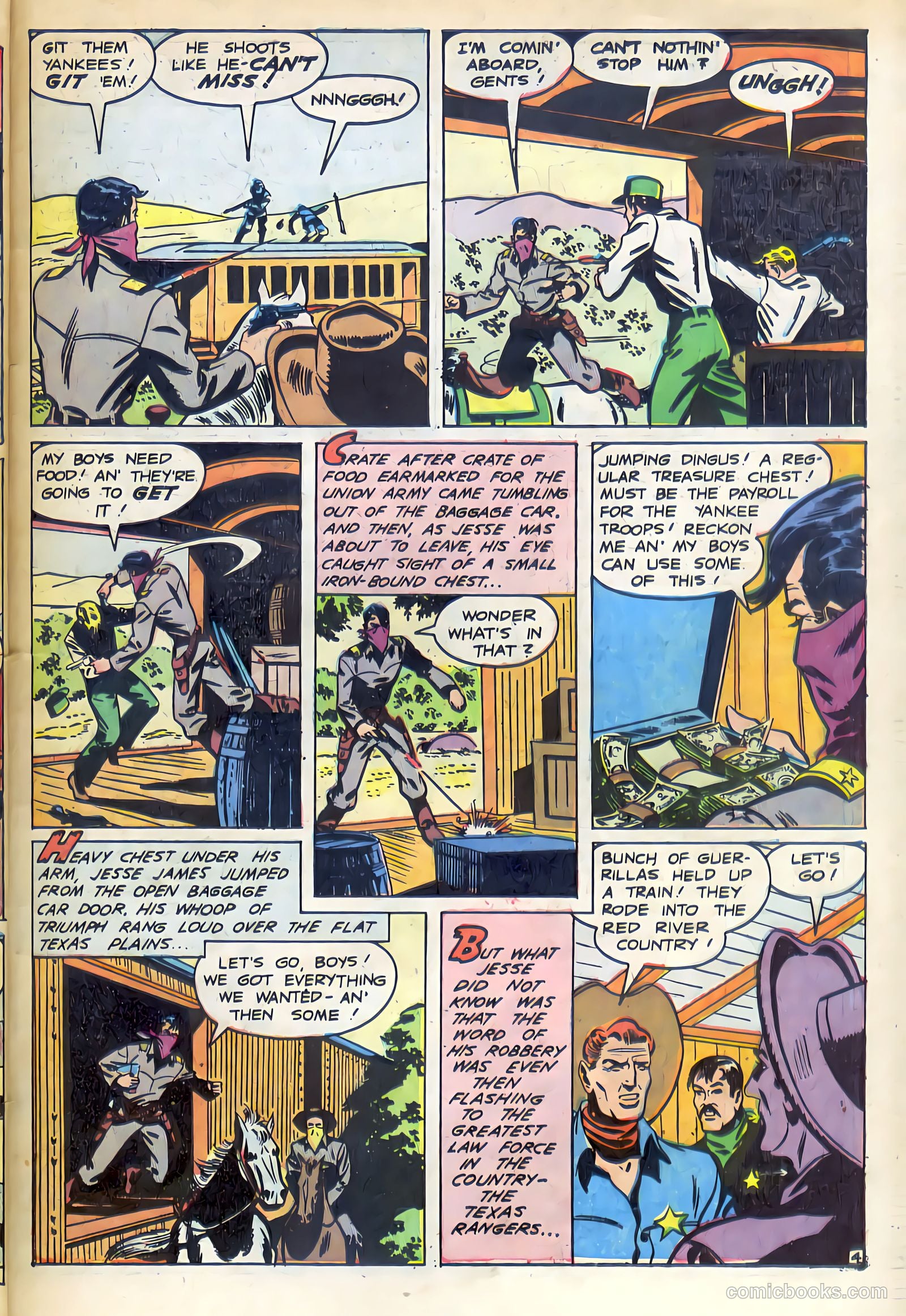Jesse James #1 (1950) — page 31 of 36