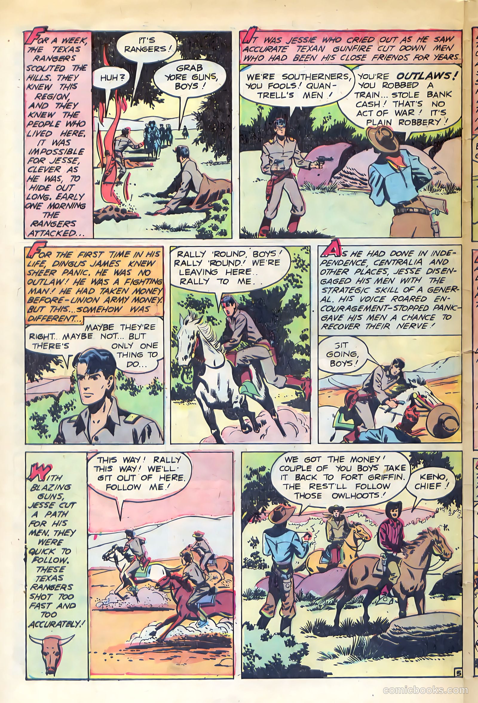 Jesse James #1 (1950) — page 32 of 36