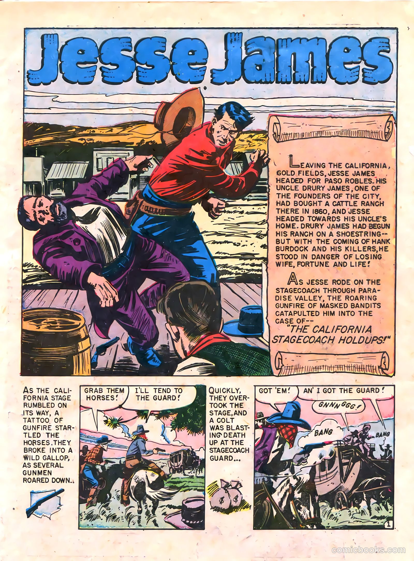 Jesse James #15 (1953) — page 3 of 36