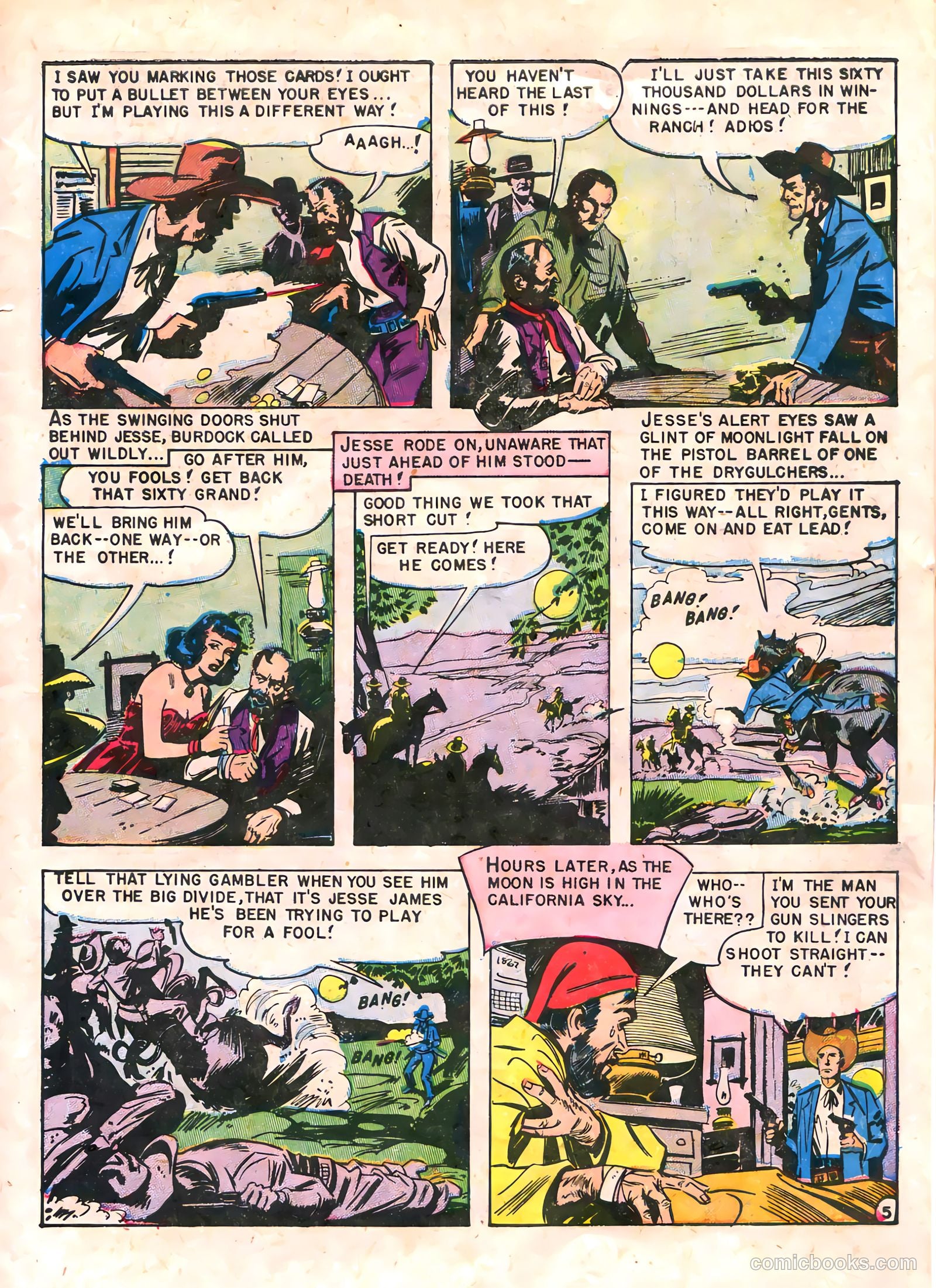 Jesse James #15 (1953) — page 7 of 36