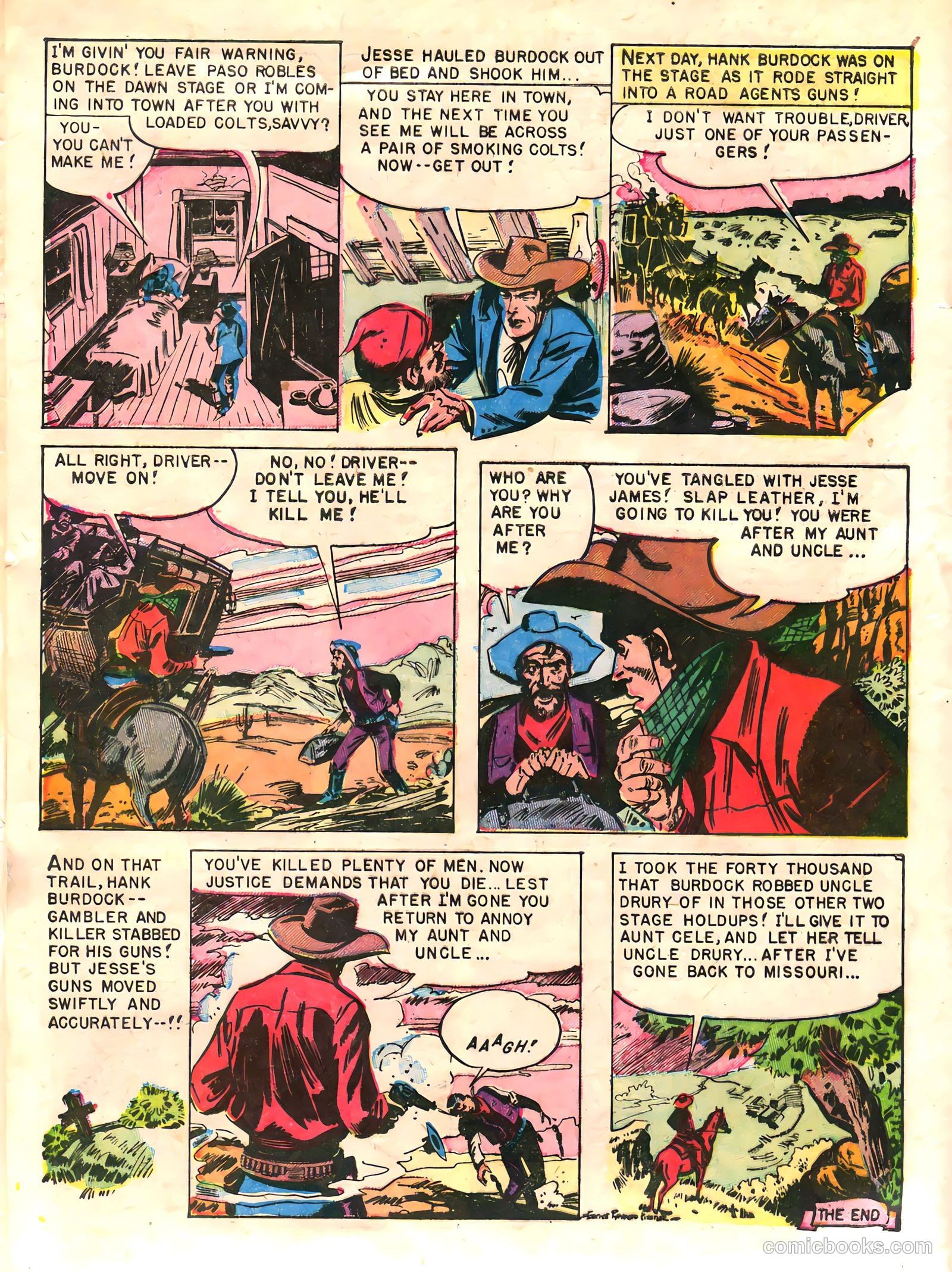 Jesse James #15 (1953) — page 8 of 36