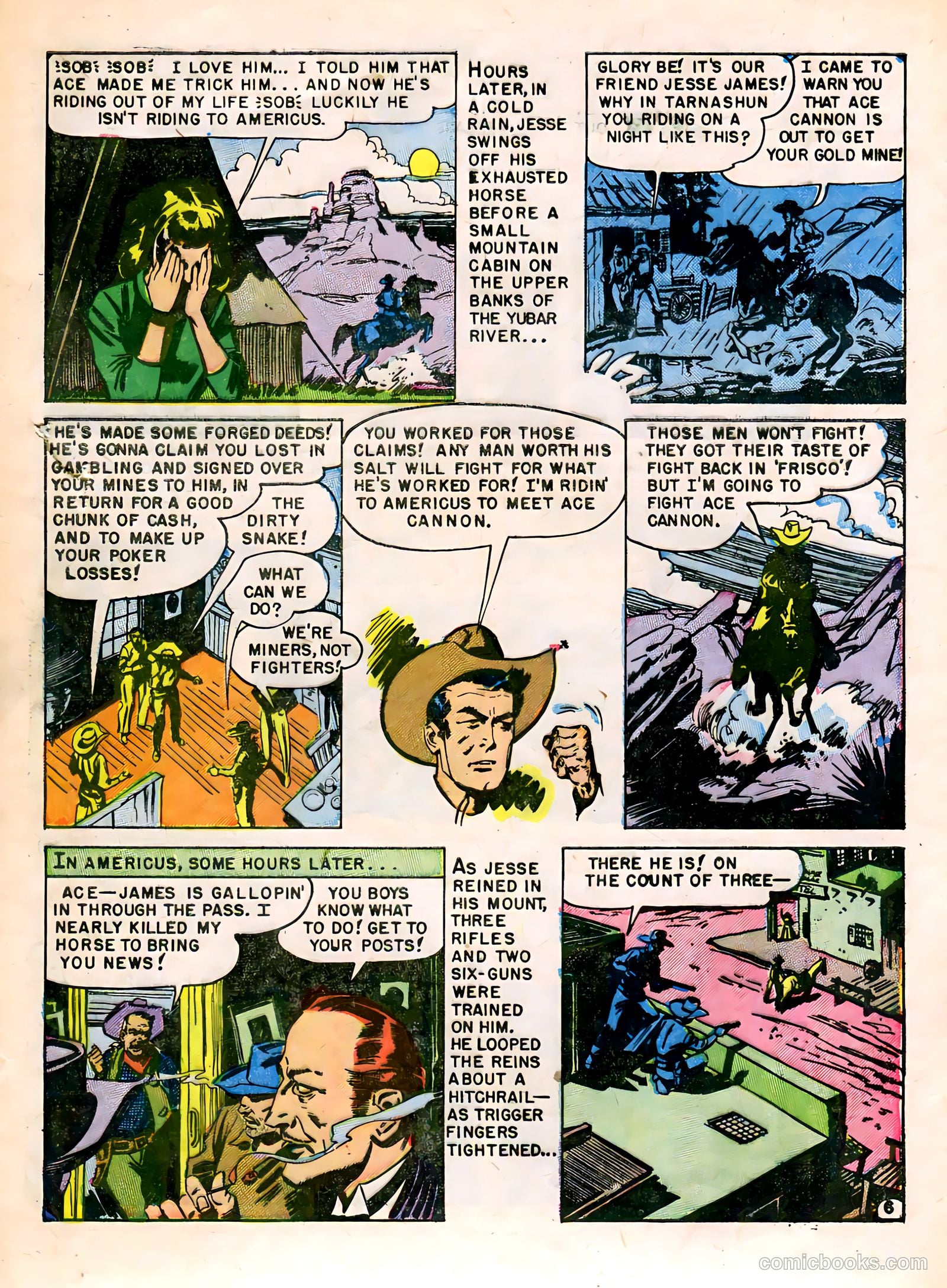 Jesse James #16 (1954) — page 8 of 36