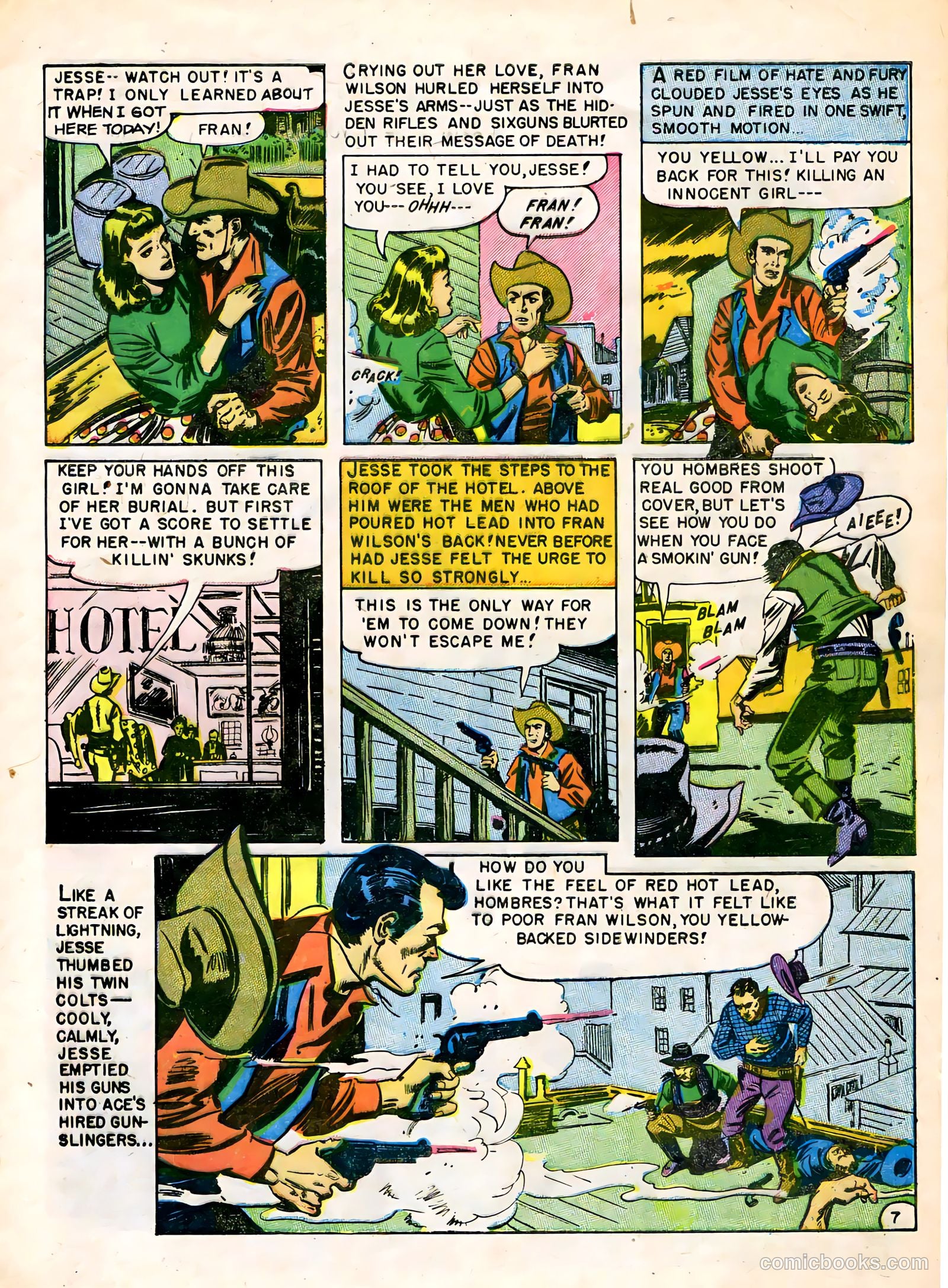Jesse James #16 (1954) — page 9 of 36