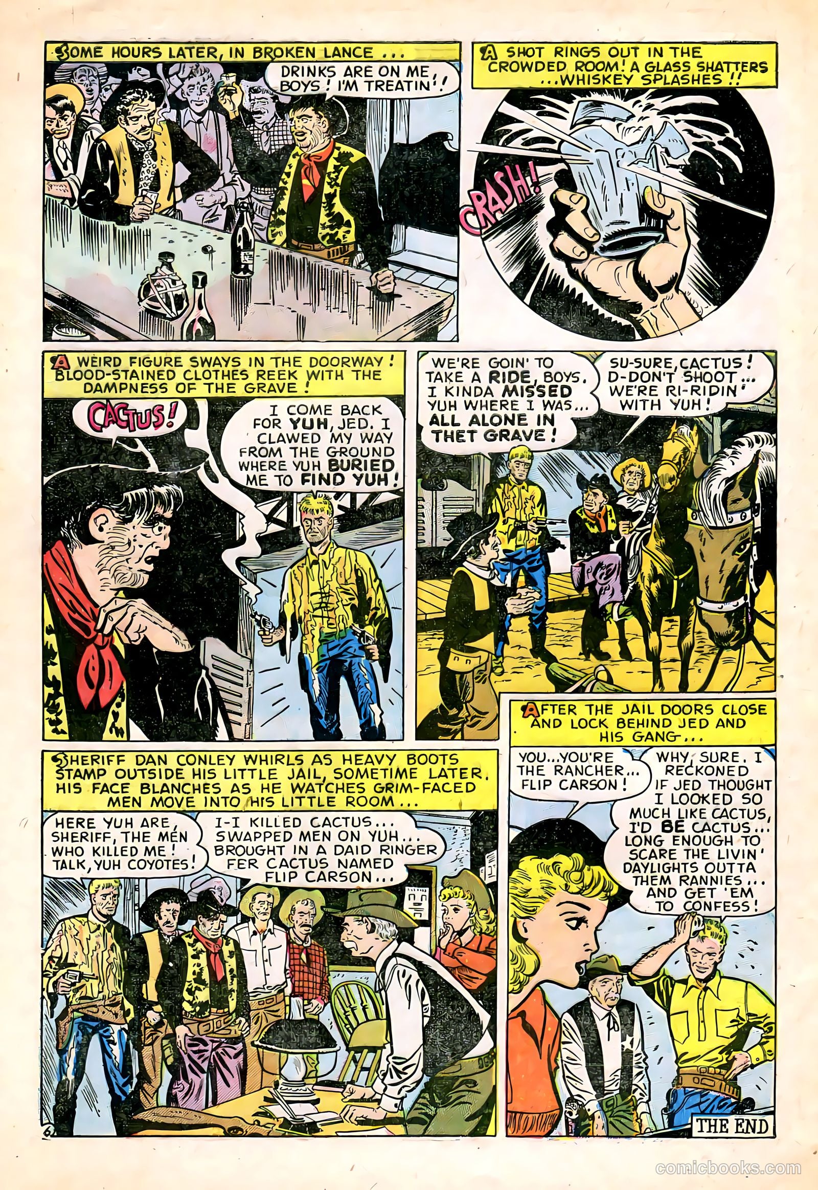 Jesse James #16 (1954) — page 32 of 36