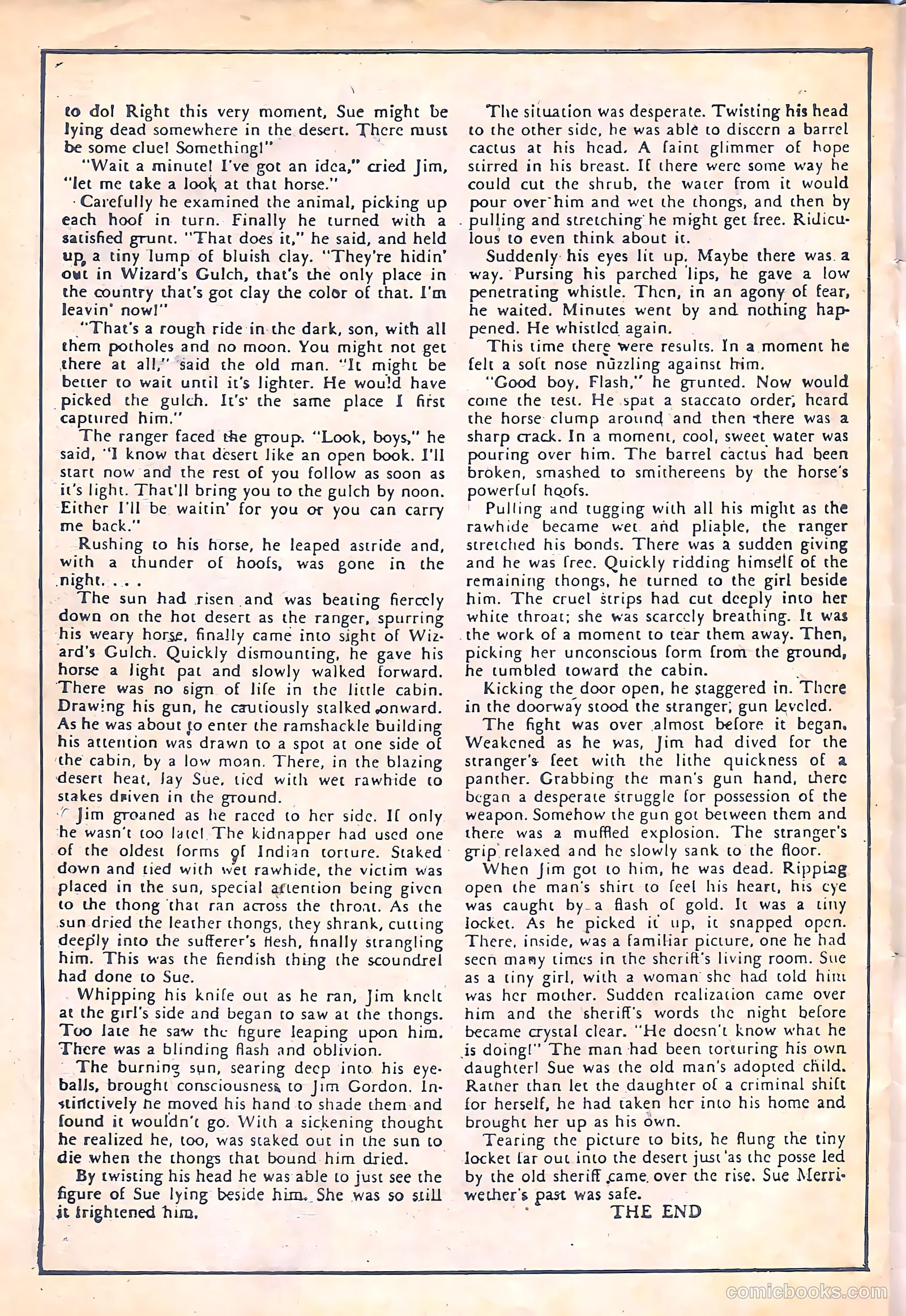 Jesse James #16 (1954) — page 34 of 36