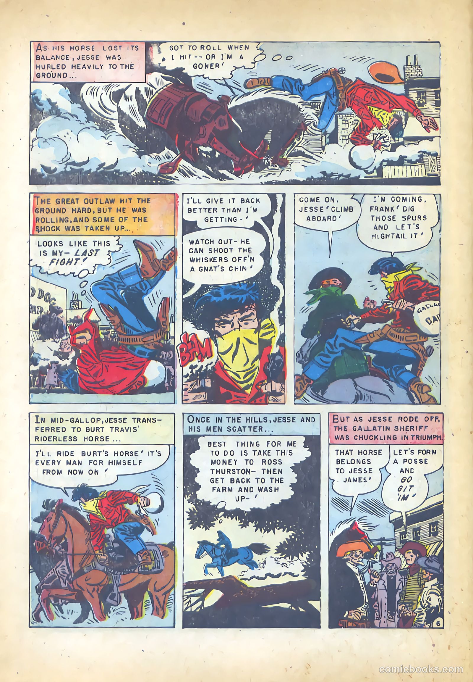 Jesse James #18 (1954) — page 8 of 36