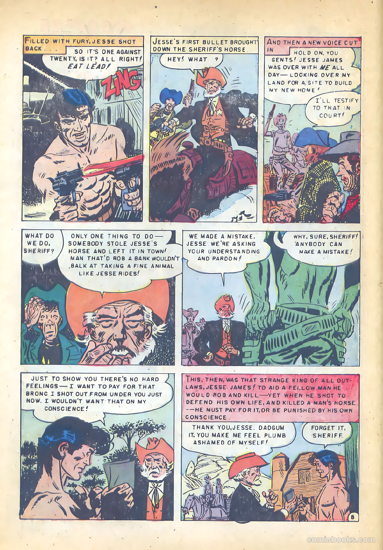 Jesse James #18 (1954) — page 10 of 36