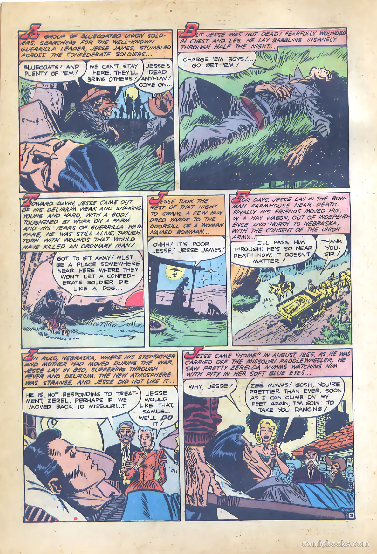 Jesse James #2 (1950) — page 4 of 36