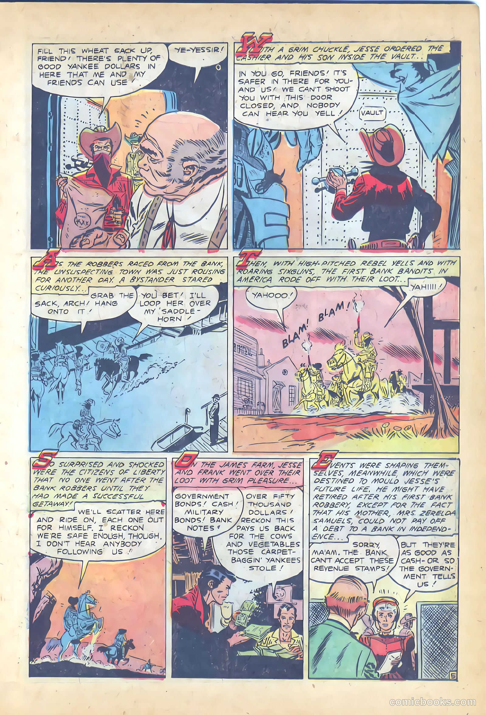 Jesse James #2 (1950) — page 7 of 36