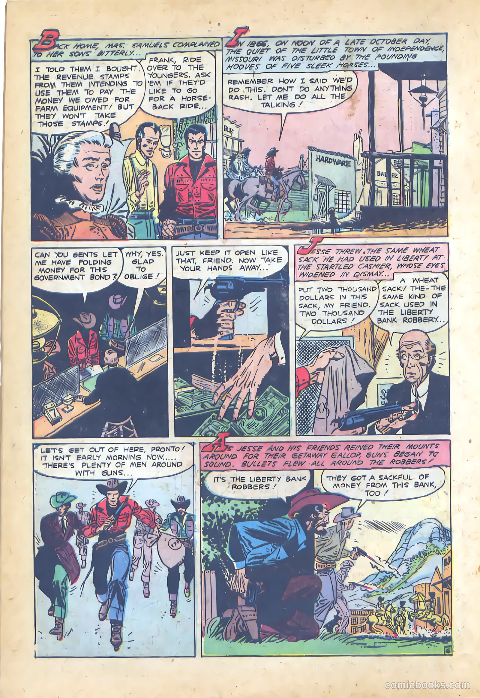 Jesse James #2 (1950) — page 8 of 36