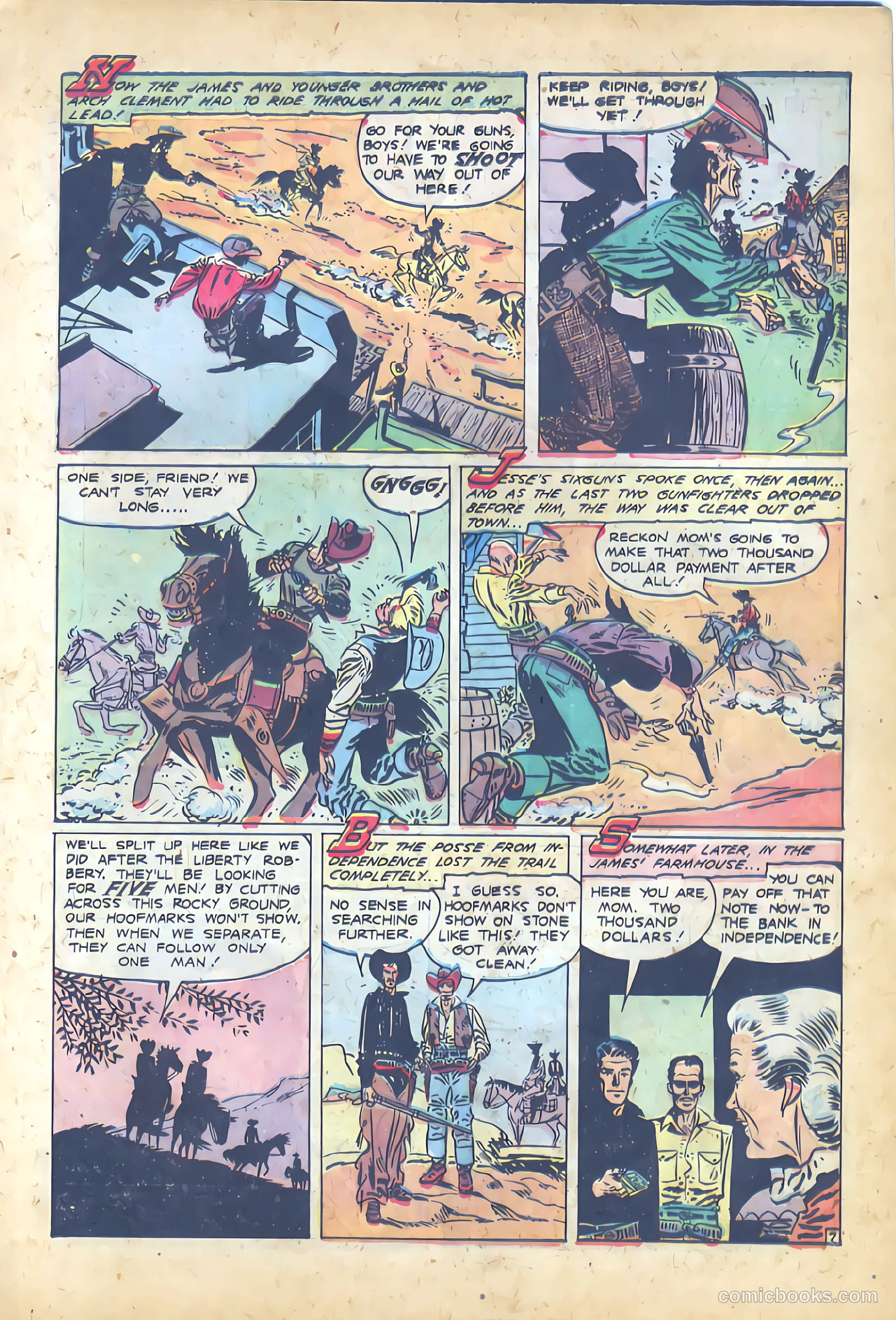 Jesse James #2 (1950) — page 9 of 36