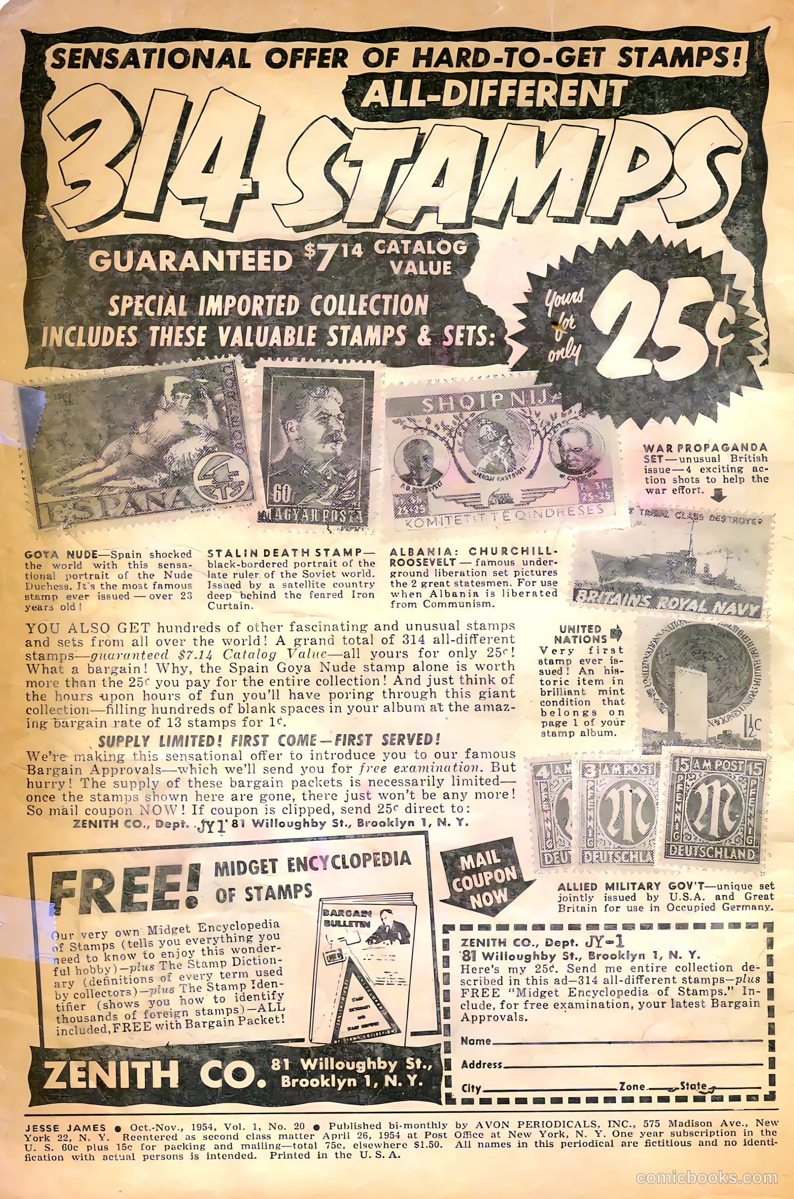 Jesse James #20 (1954) — page 2 of 36