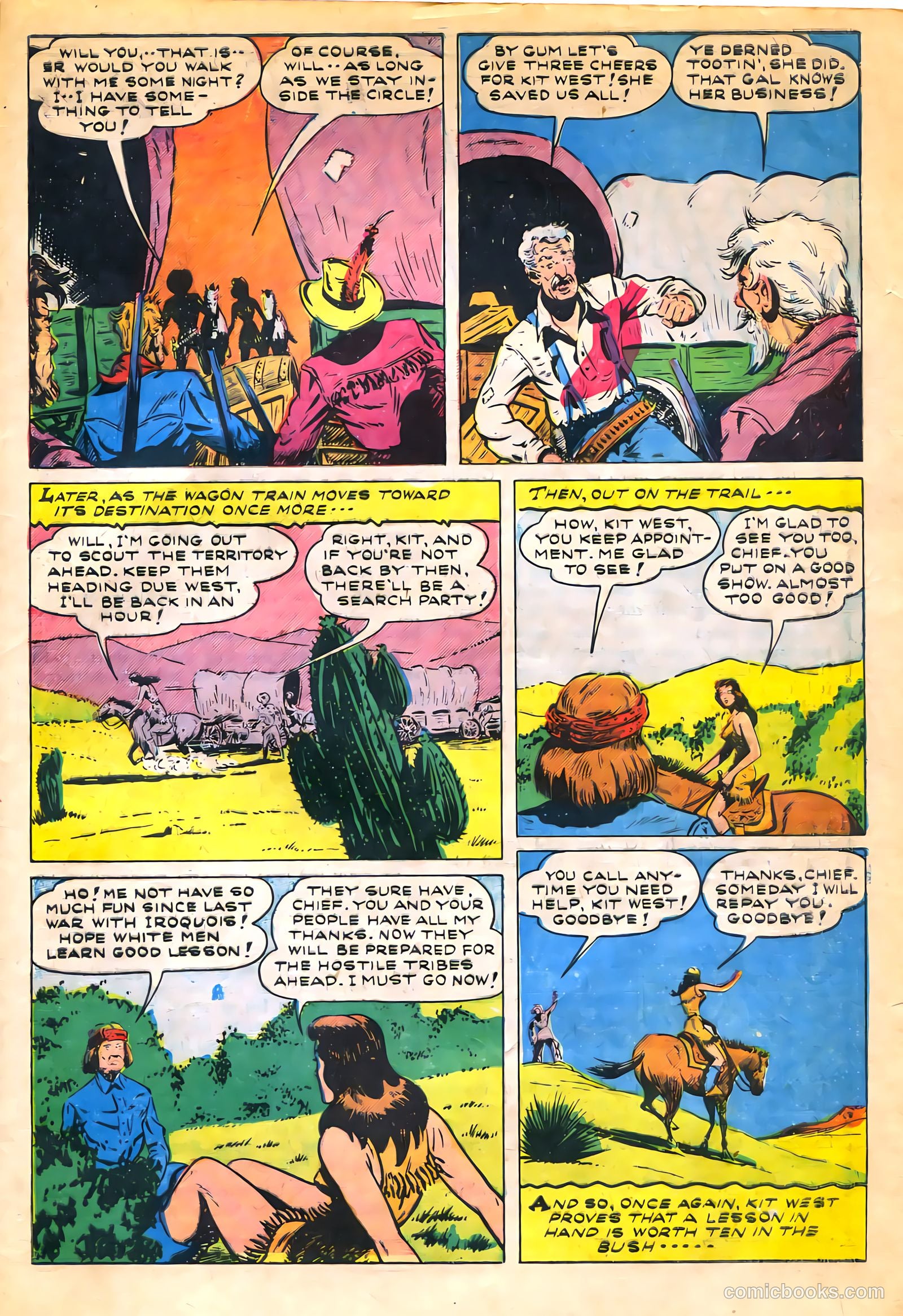 Jesse James #20 (1954) — page 33 of 36