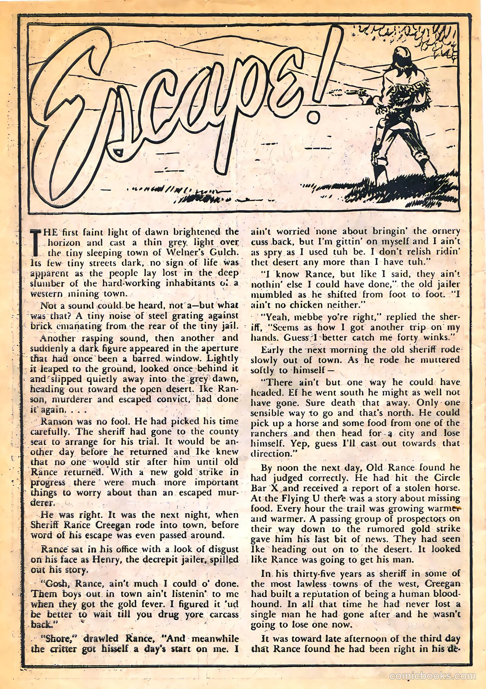 Jesse James #20 (1954) — page 34 of 36