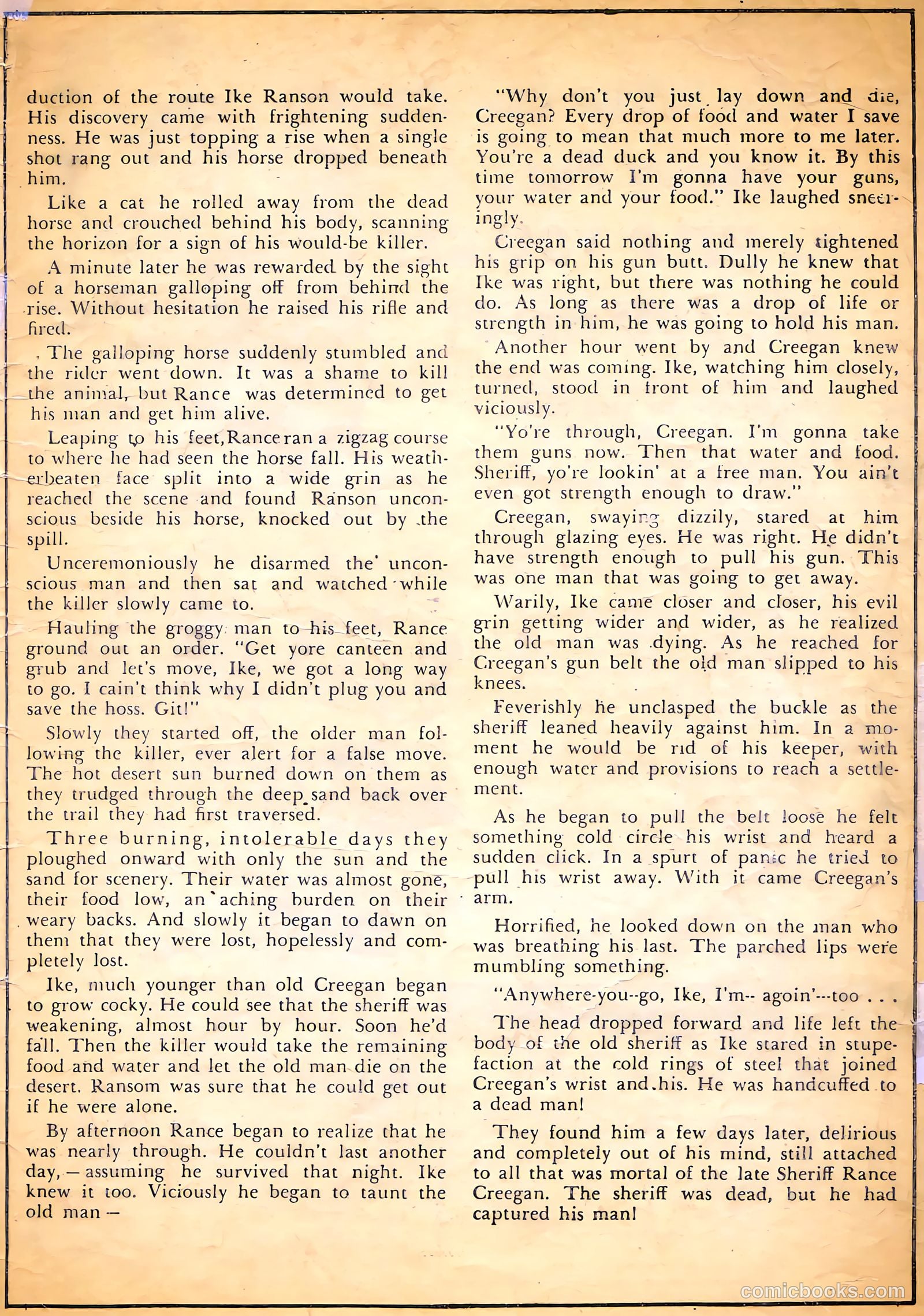 Jesse James #20 (1954) — page 35 of 36