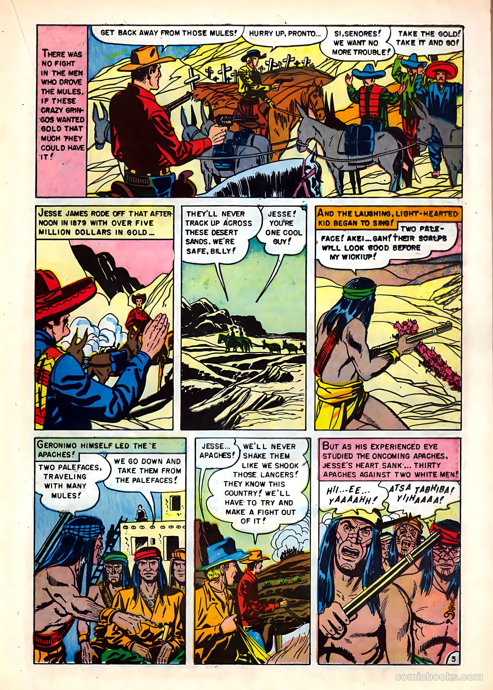 Jesse James #21 (1955) — page 21 of 36