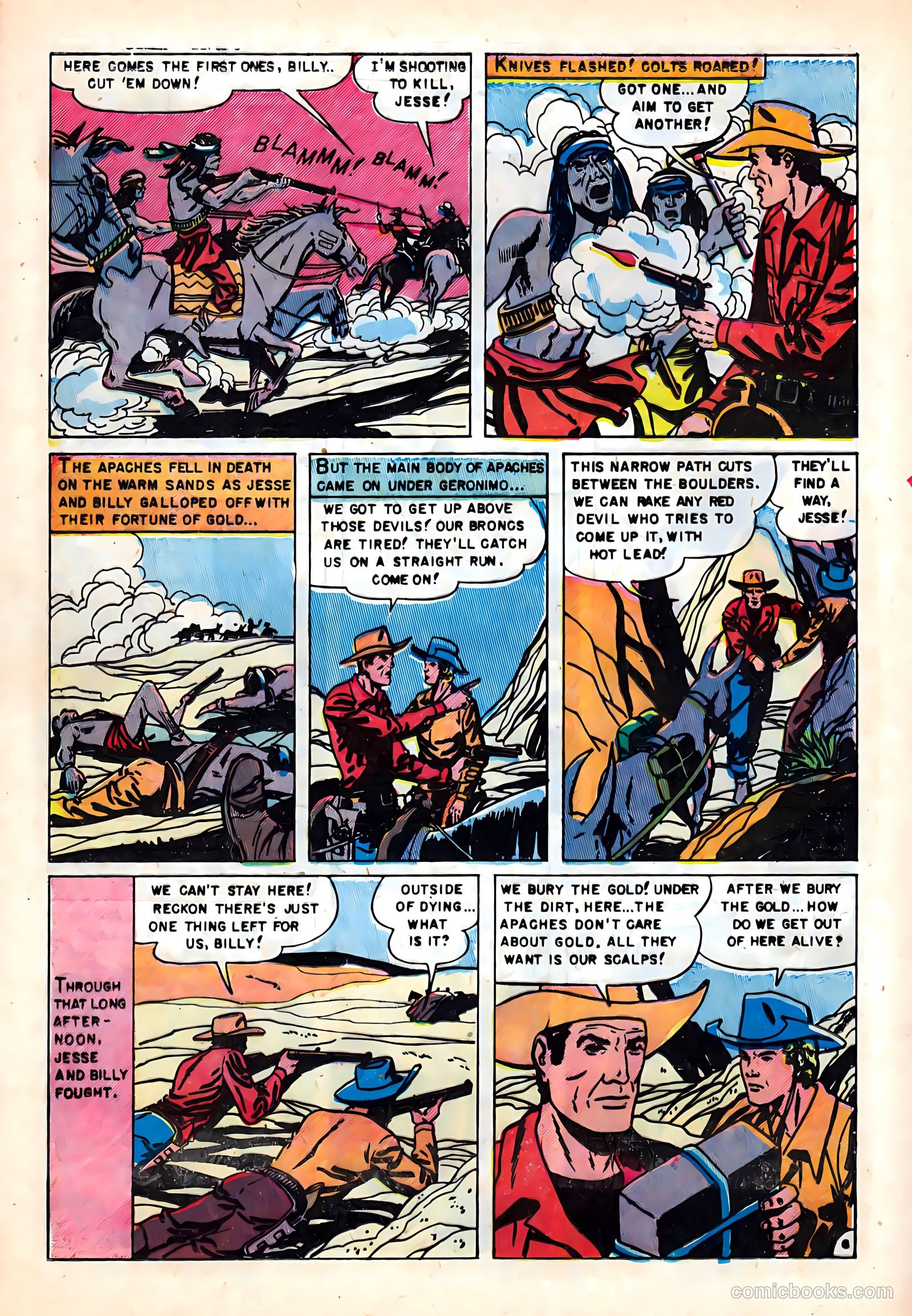 Jesse James #21 (1955) — page 22 of 36