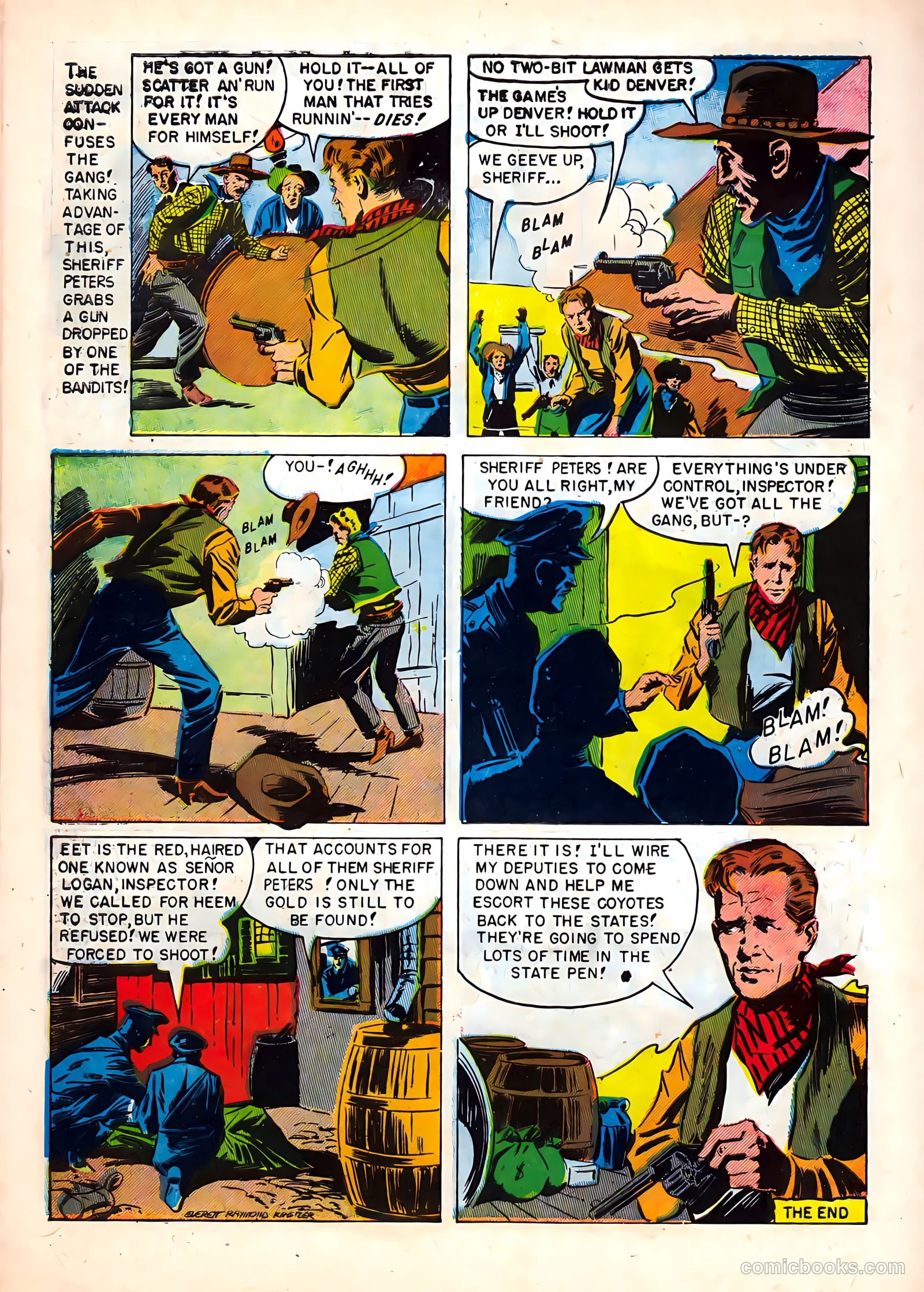 Jesse James #21 (1955) — page 32 of 36
