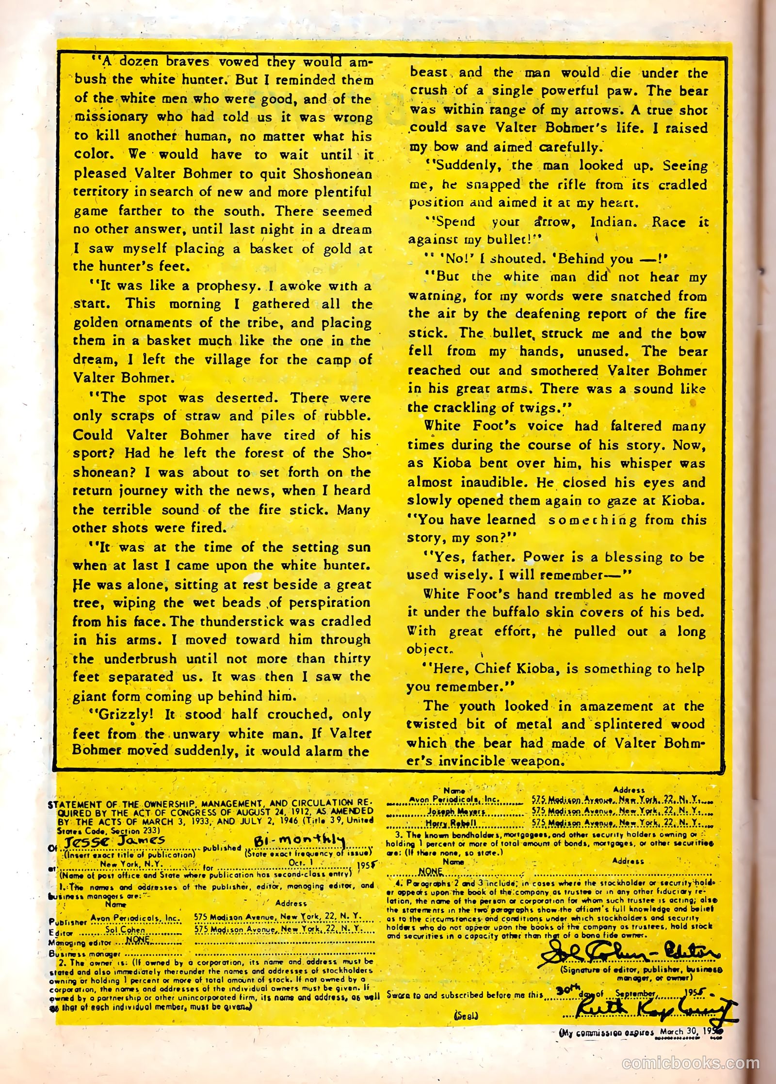 Jesse James #27 (1956) — page 10 of 36