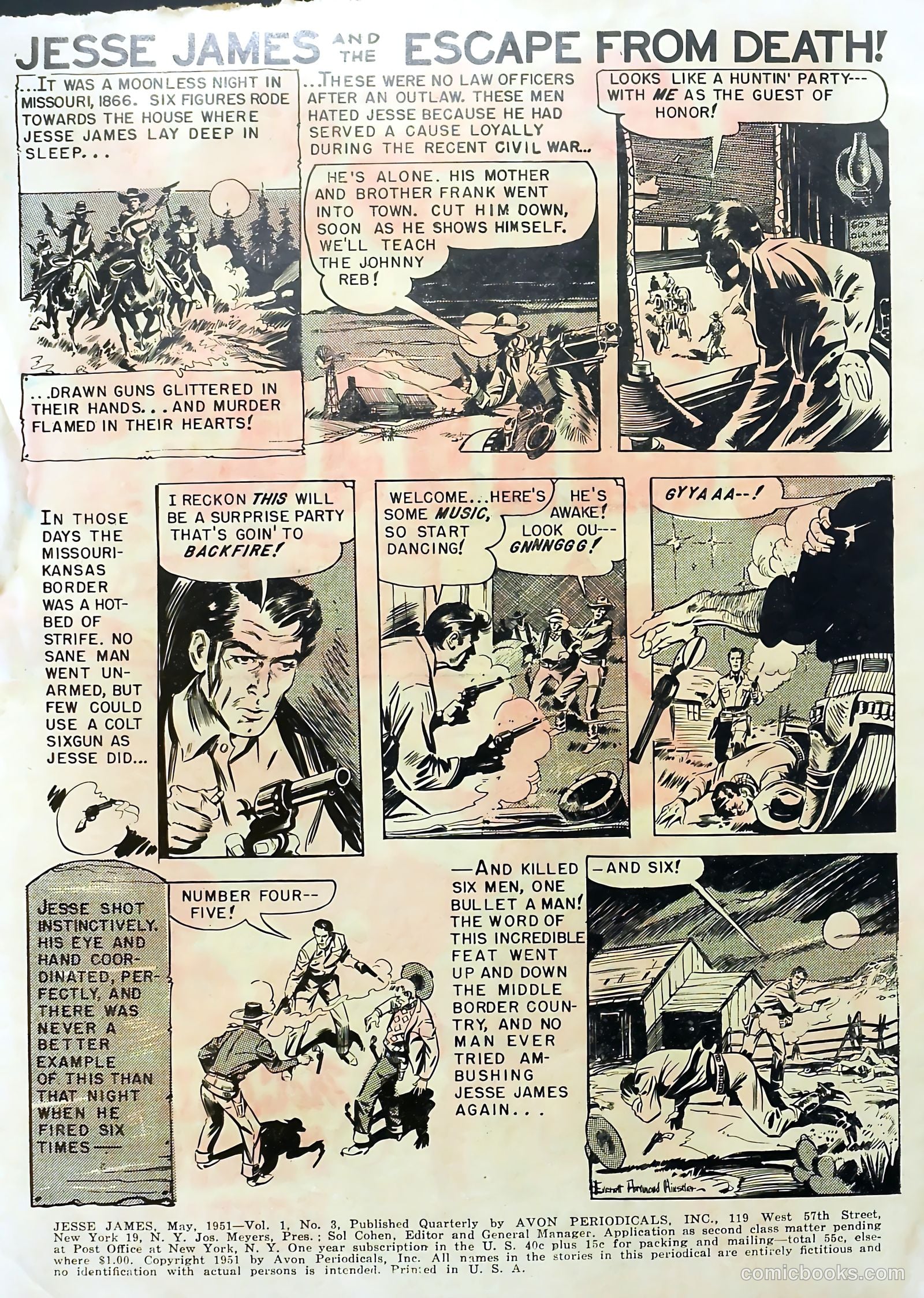 Jesse James #3 (1951) — page 2 of 36